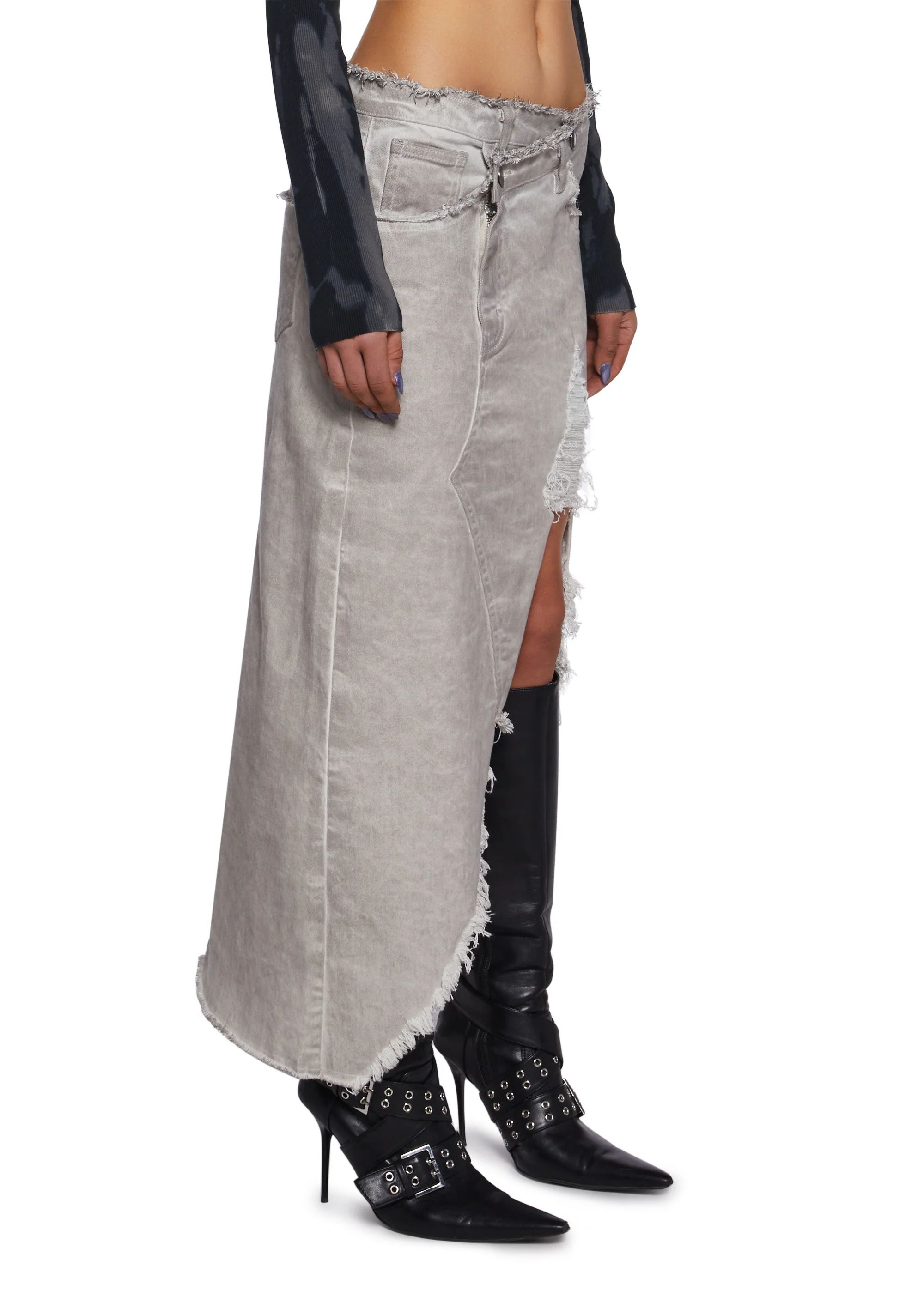 Digital Mix Midi Skirt - Image 3