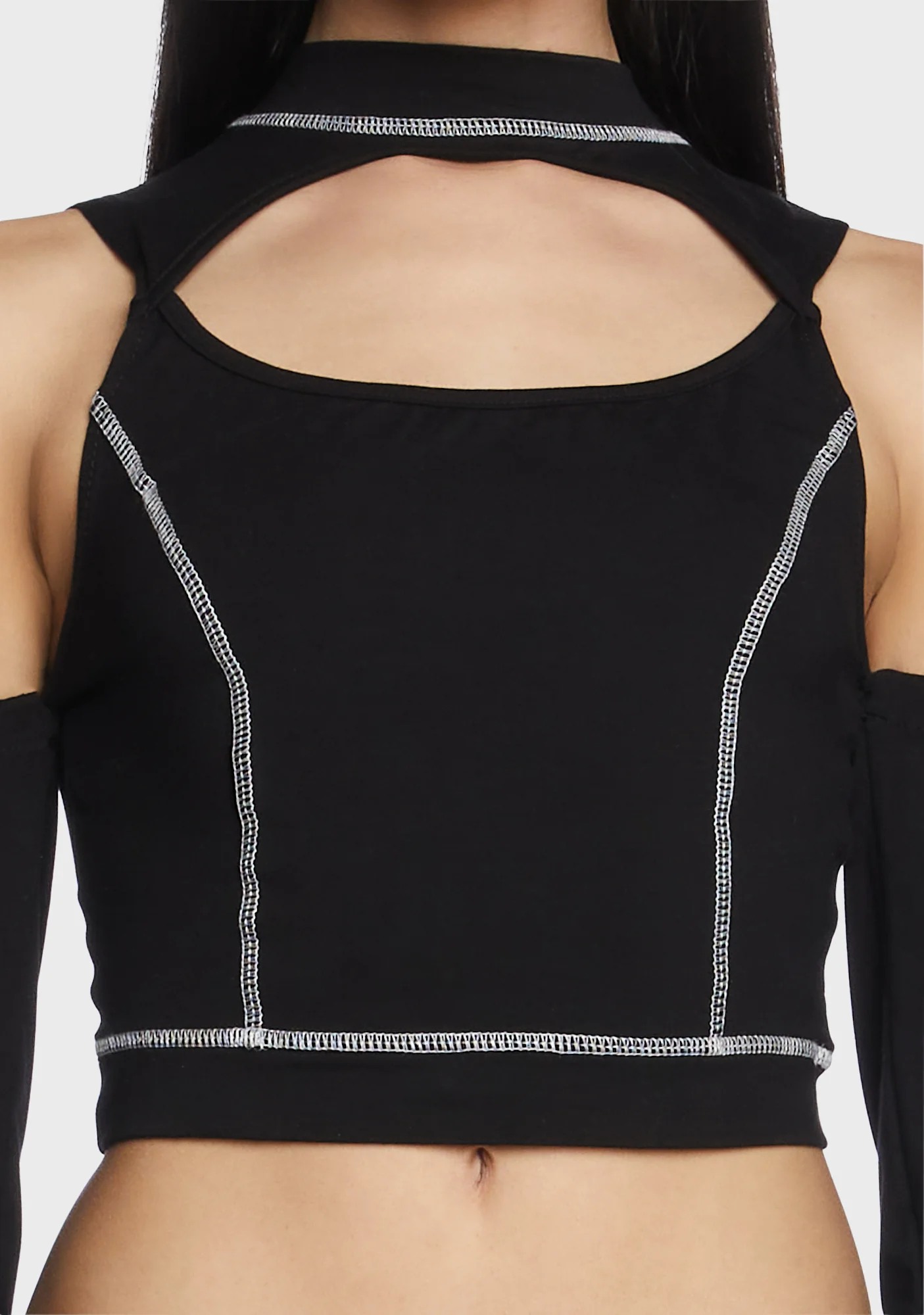Digitized Desire Crop Top - Image 2