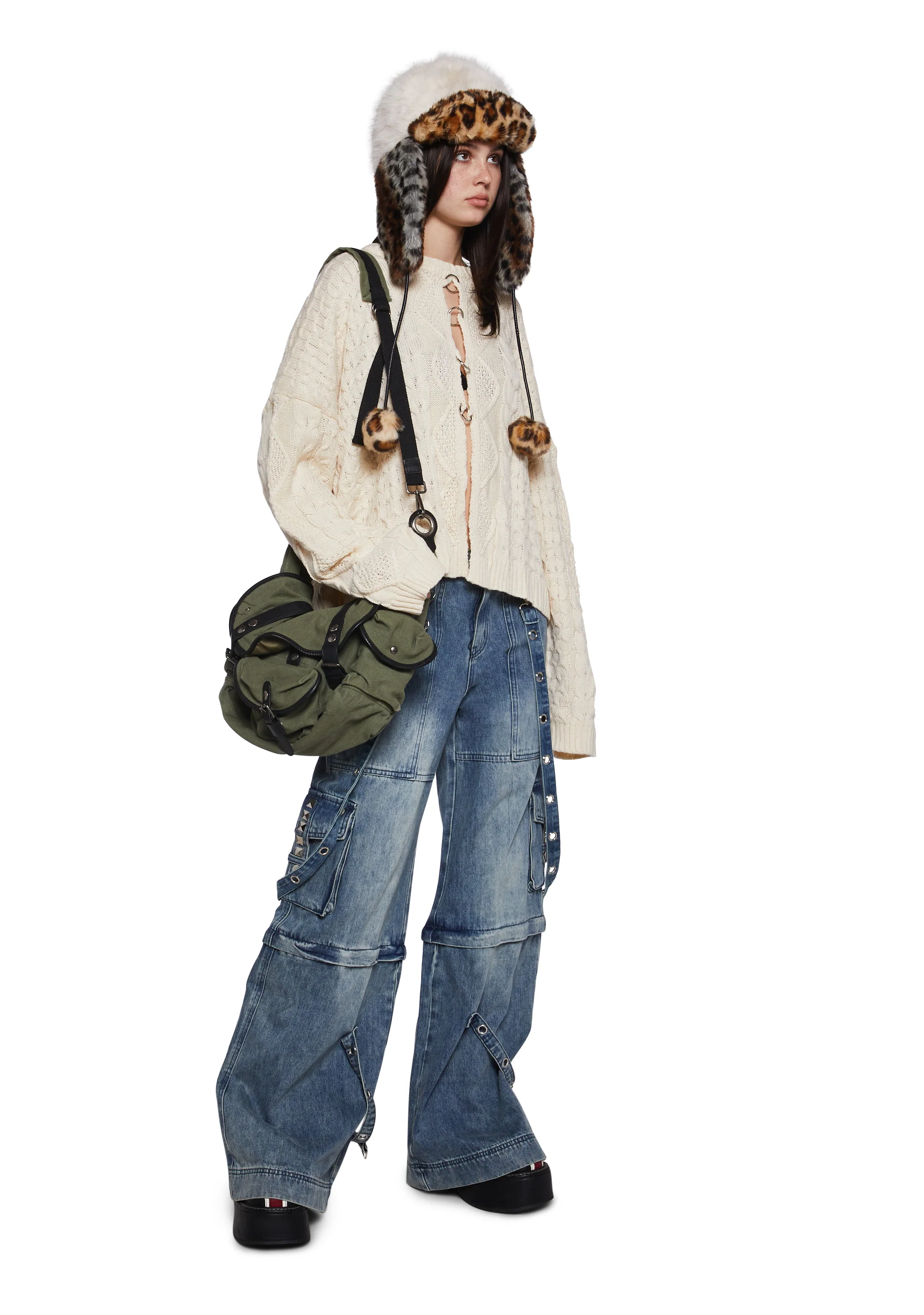 Dimension Split Front Sweater - Image 2