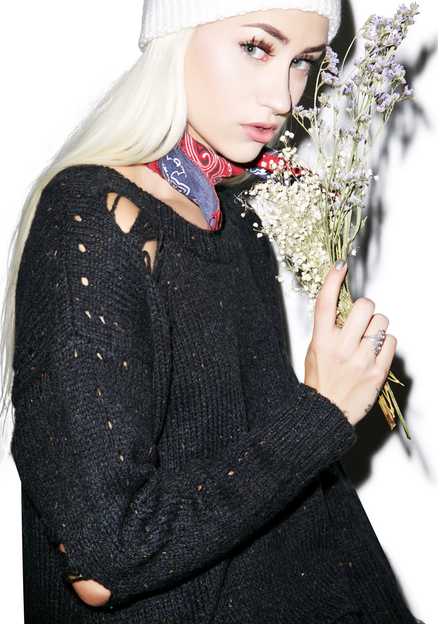 Dinner Party Sweater - White - Image 5
