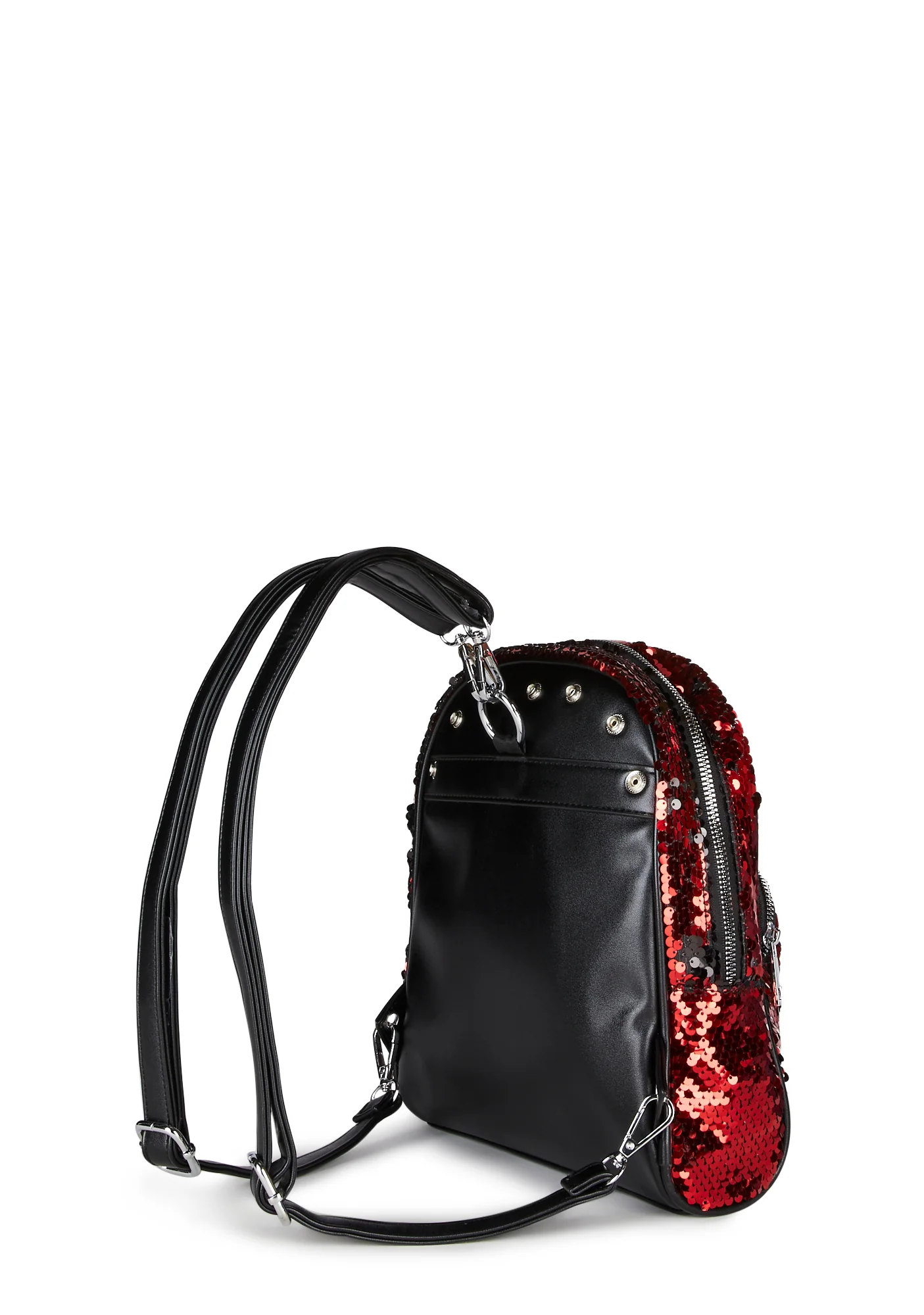 Disco Fusion Hooded Backpack - Red - Image 6