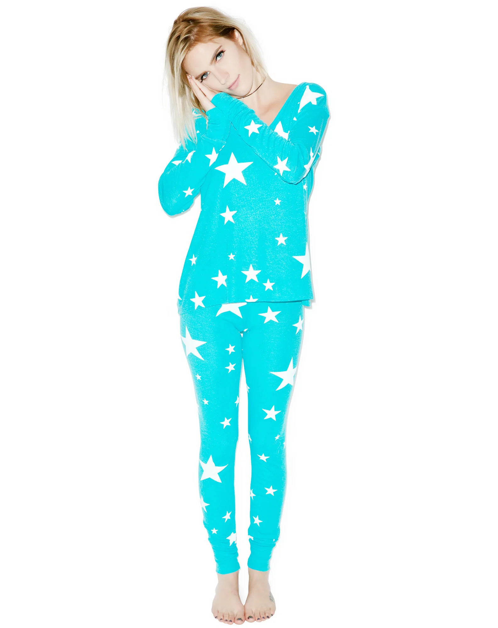 Disco Star Beach Camping Pajama Set - Image 3