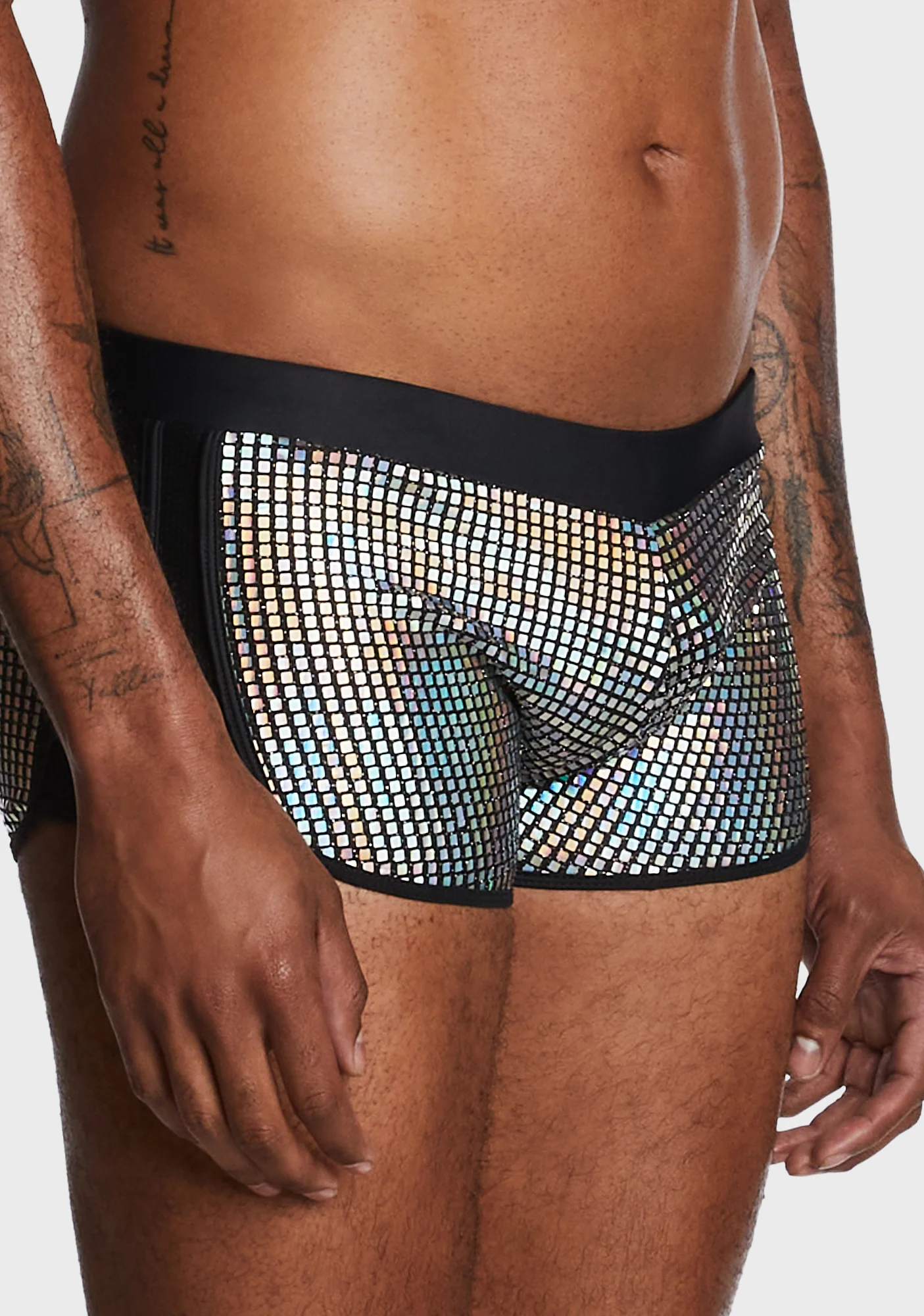 Disco Time Mens Booty Shorts - Image 2