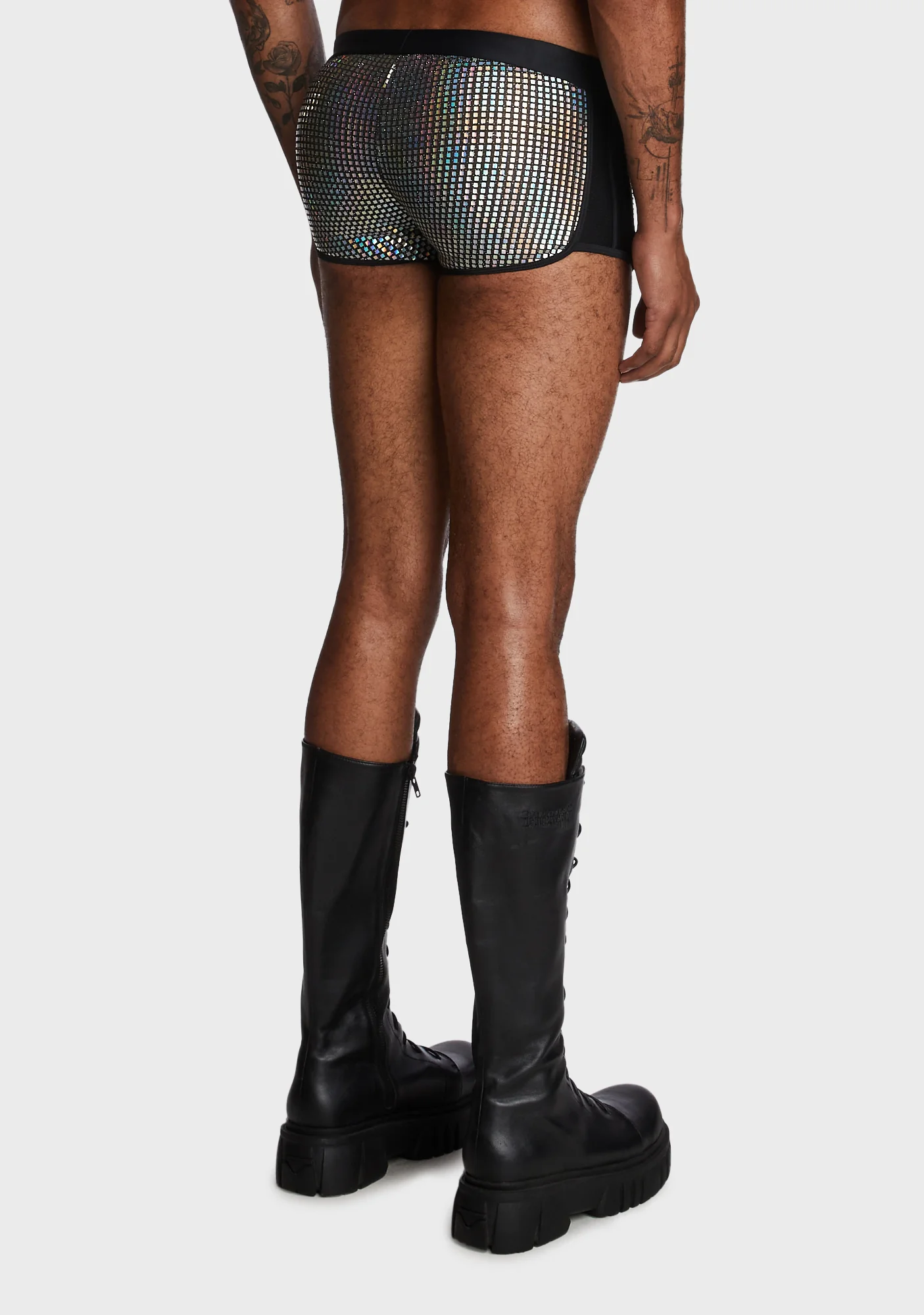 Disco Time Mens Booty Shorts - Image 4