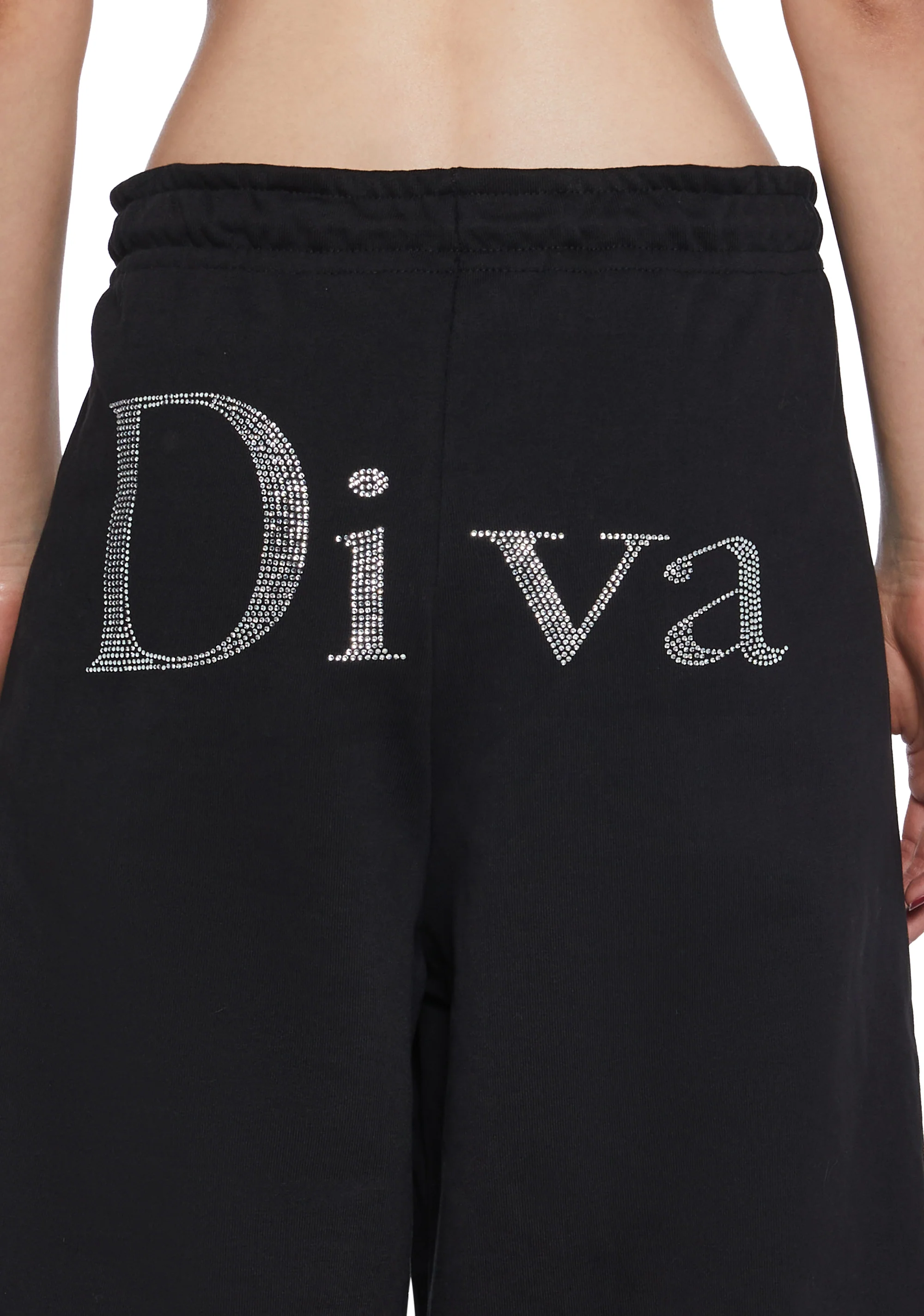 Diva Rhinestone Sweatpants - Image 5