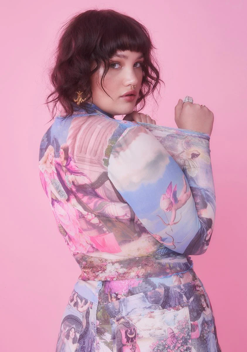 Divine Once Upon A Dime Mesh Top - Image 4