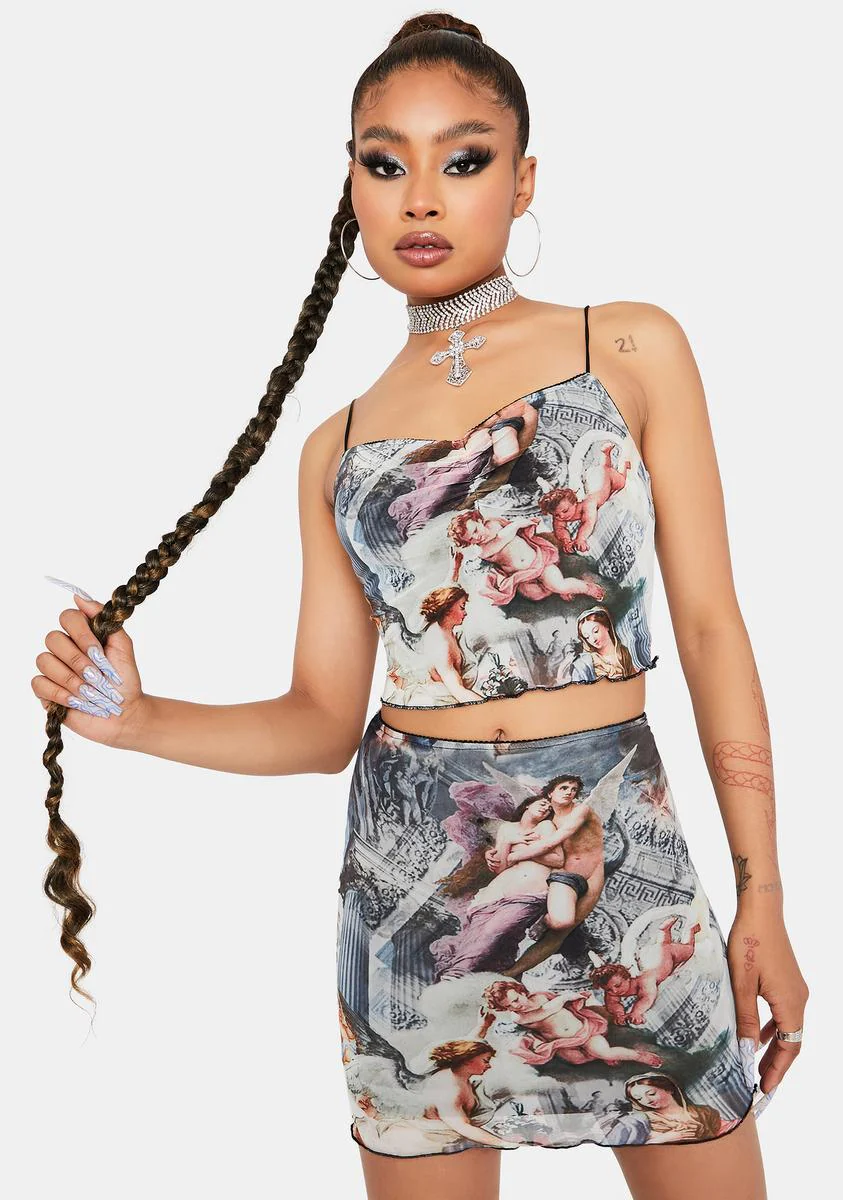 Divine Spirit Mini Skirt - Image 2