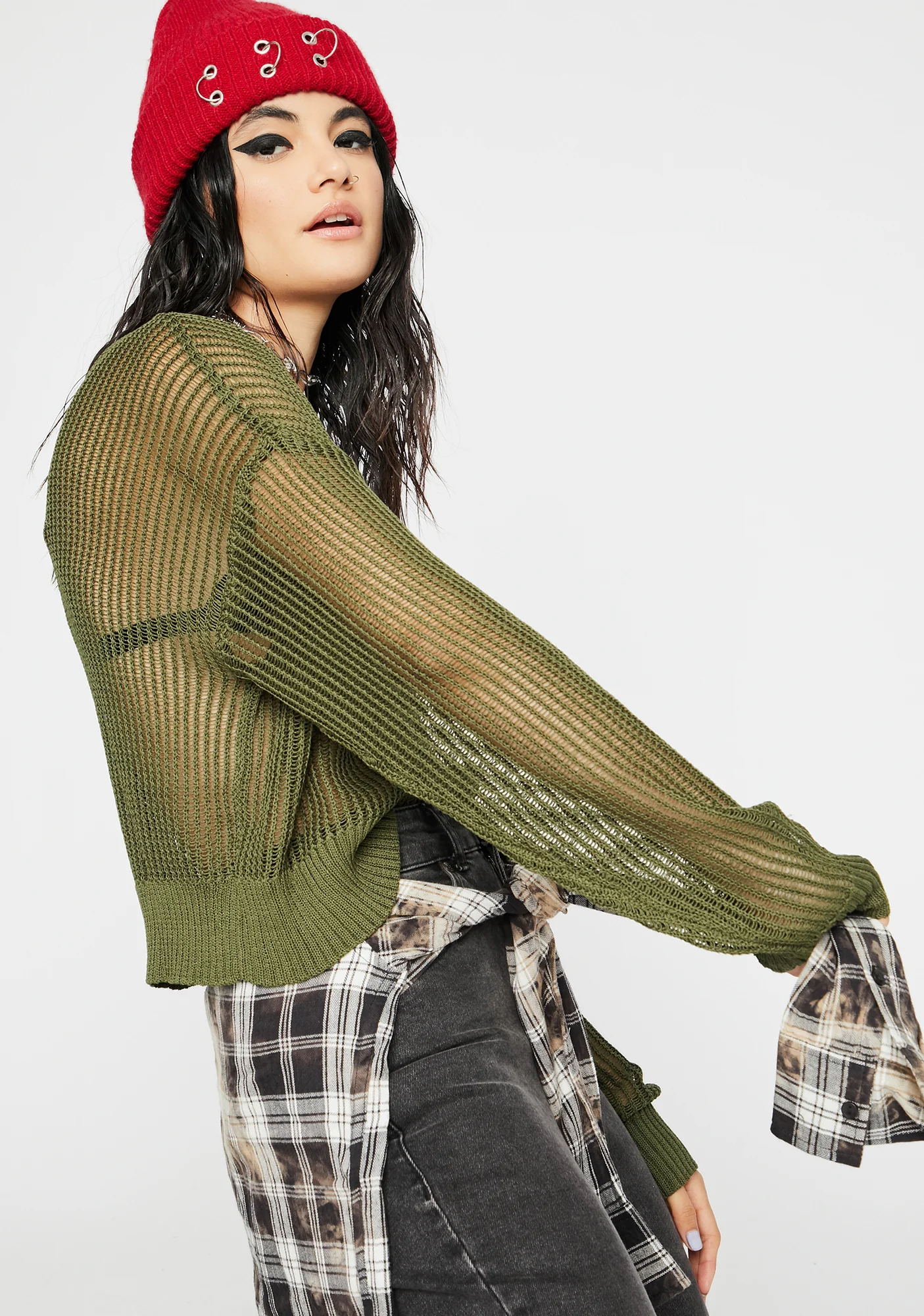 Do Or Dare Sheer Sweater - Image 2
