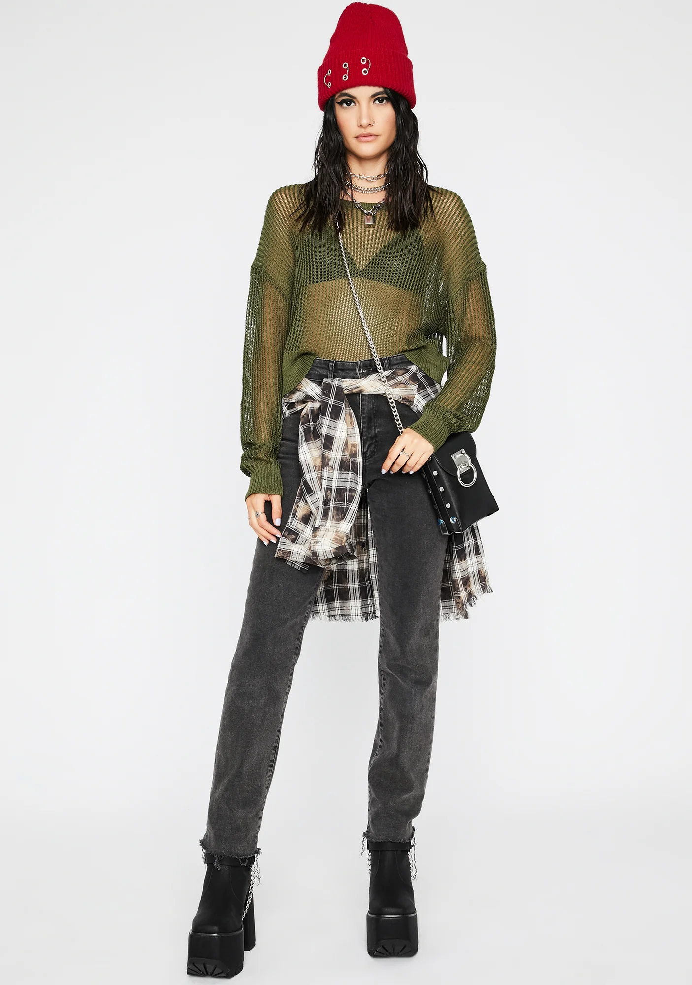 Do Or Dare Sheer Sweater - Image 3
