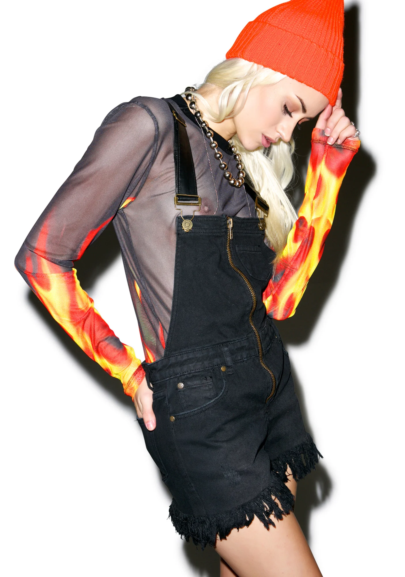 Doin' Werk Onyx Shortalls - Image 5