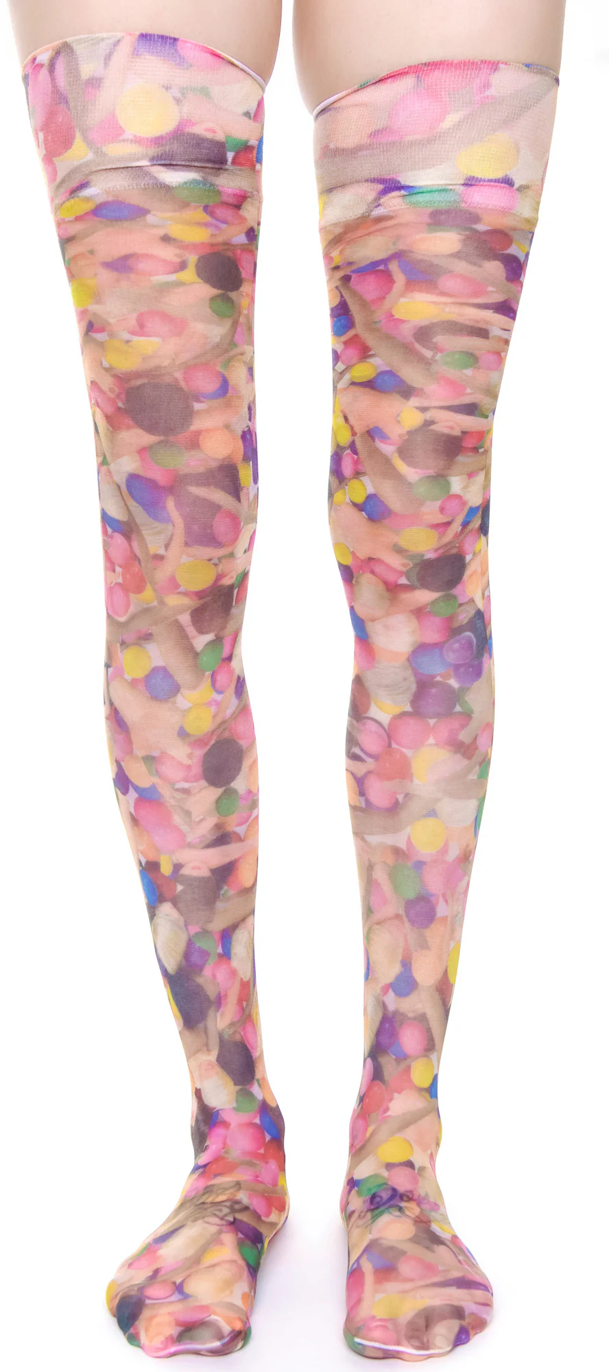 Dolls n' Gumballs Sheer Knee High Socks - Image 2
