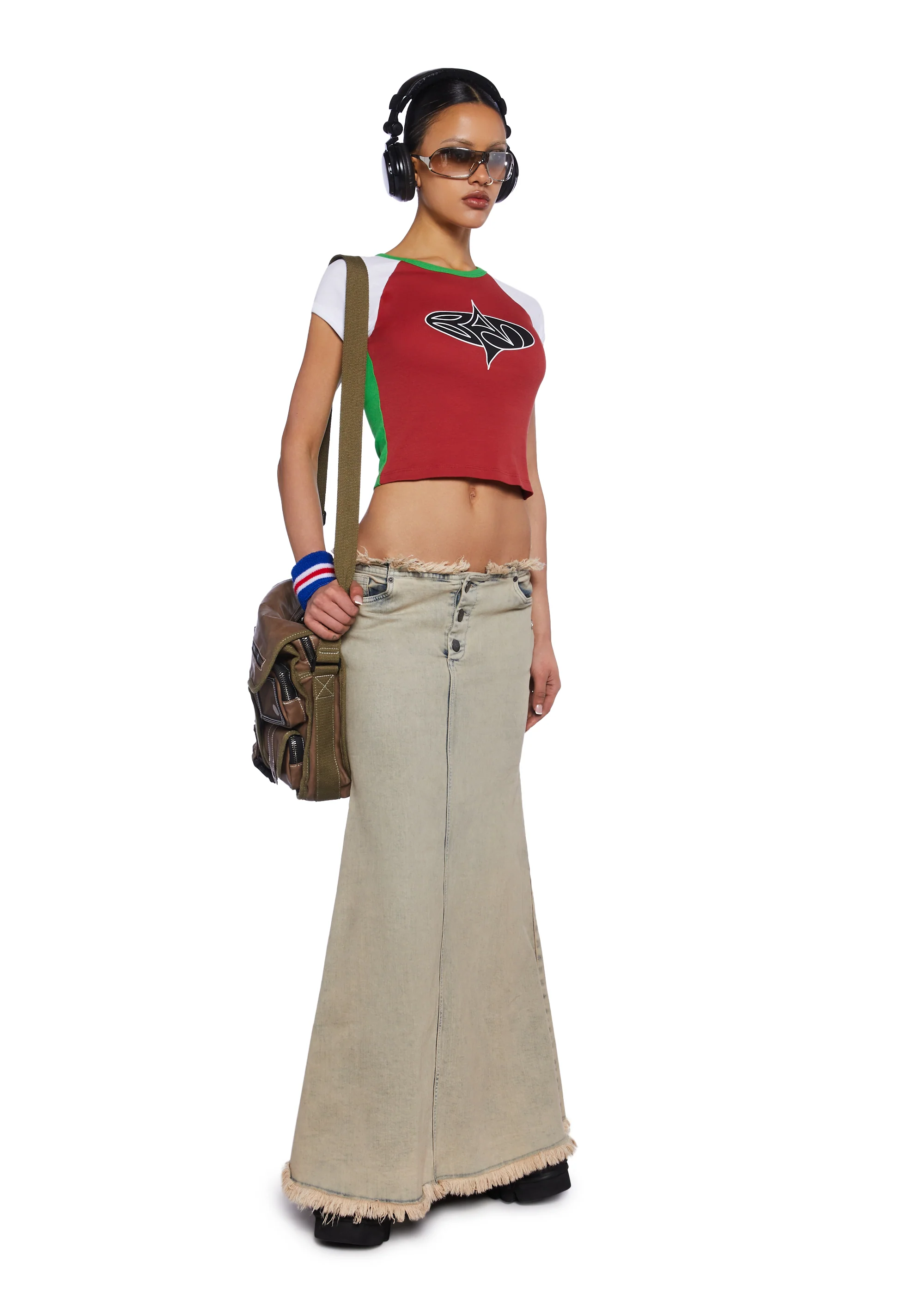 Dolly Denim Maxi Skirt - Image 2