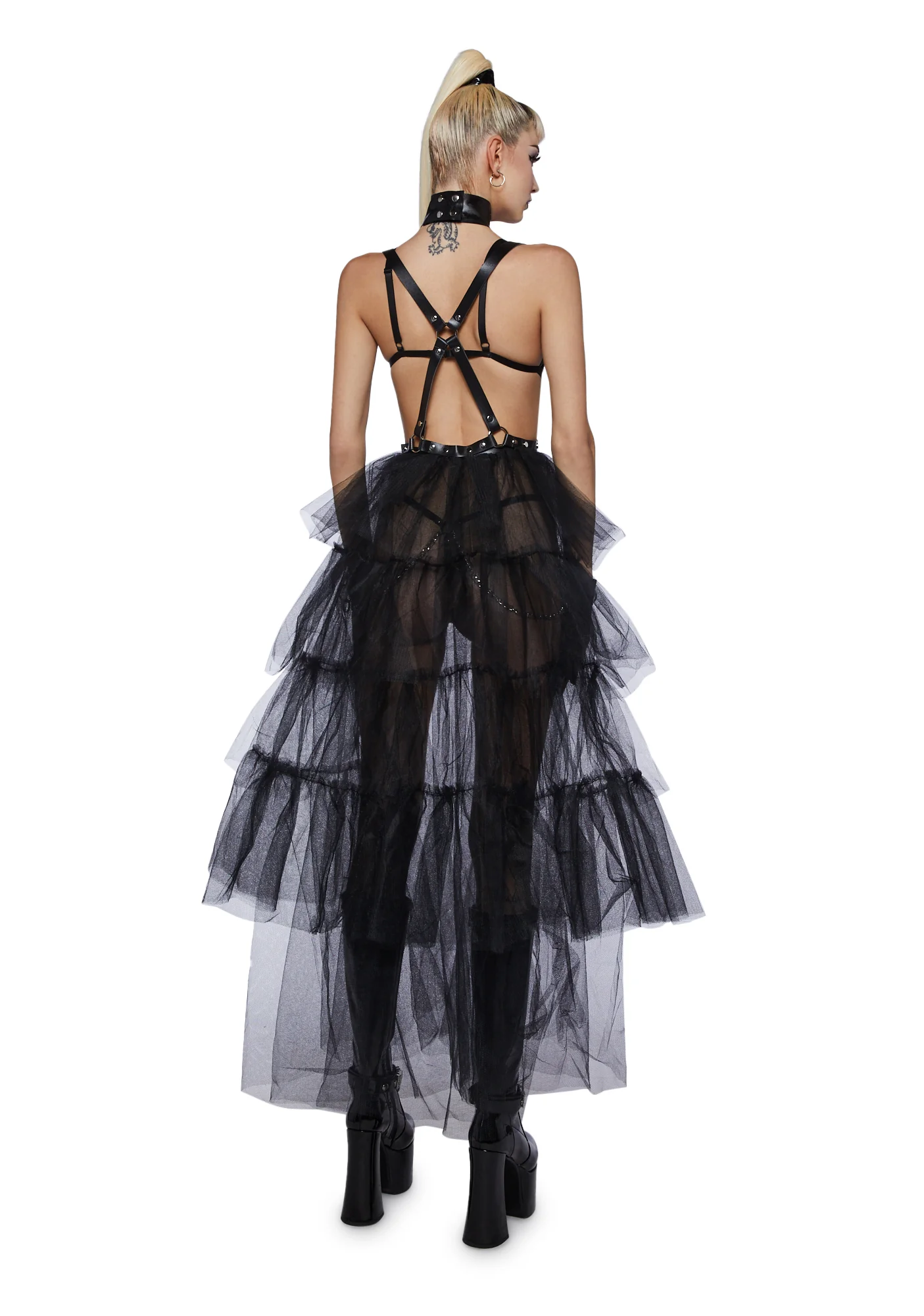 Dominance Diva Tulle Skirt Harness - Image 4
