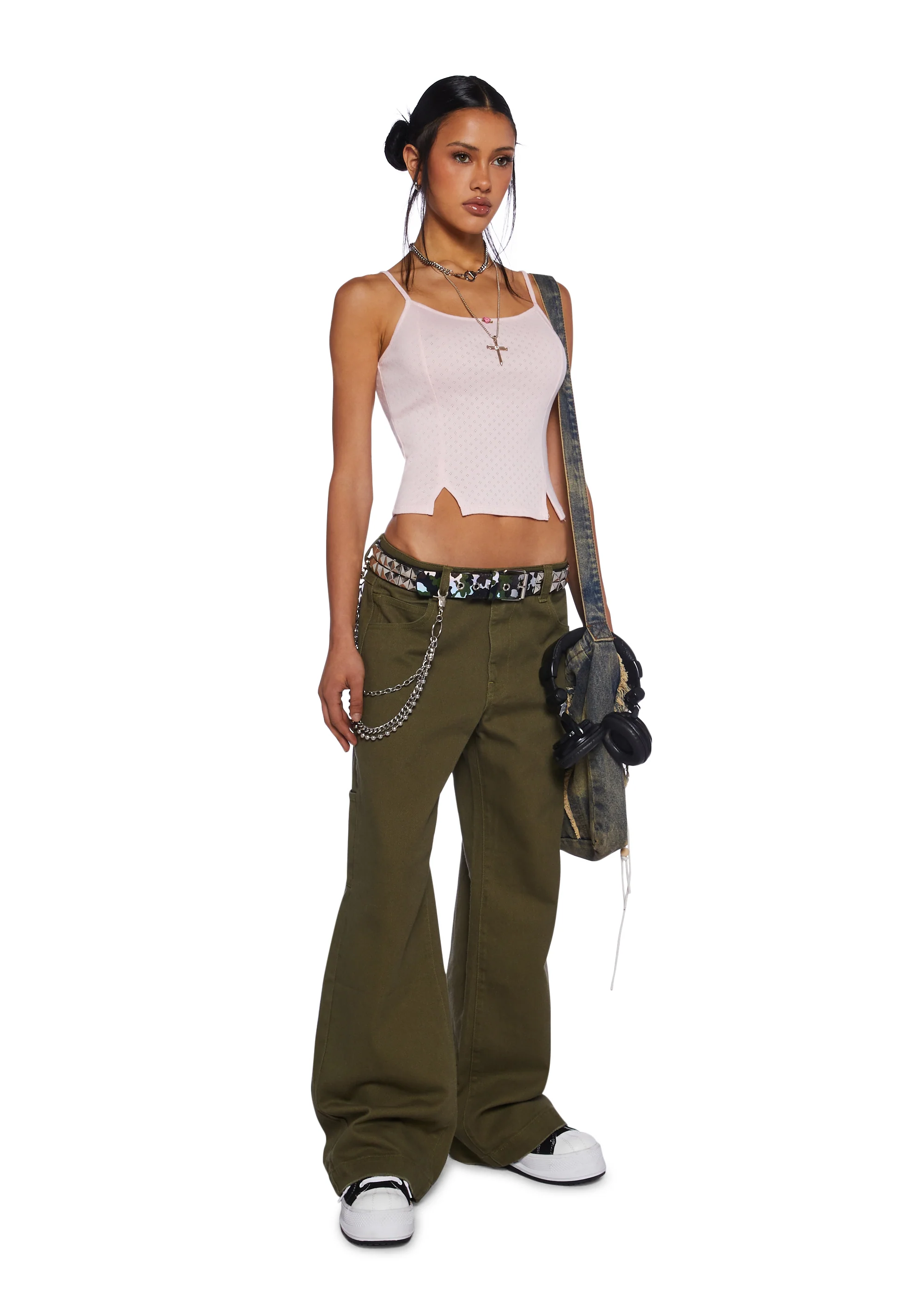 Don’t Smile Back Pointelle Cami Tank - Image 2