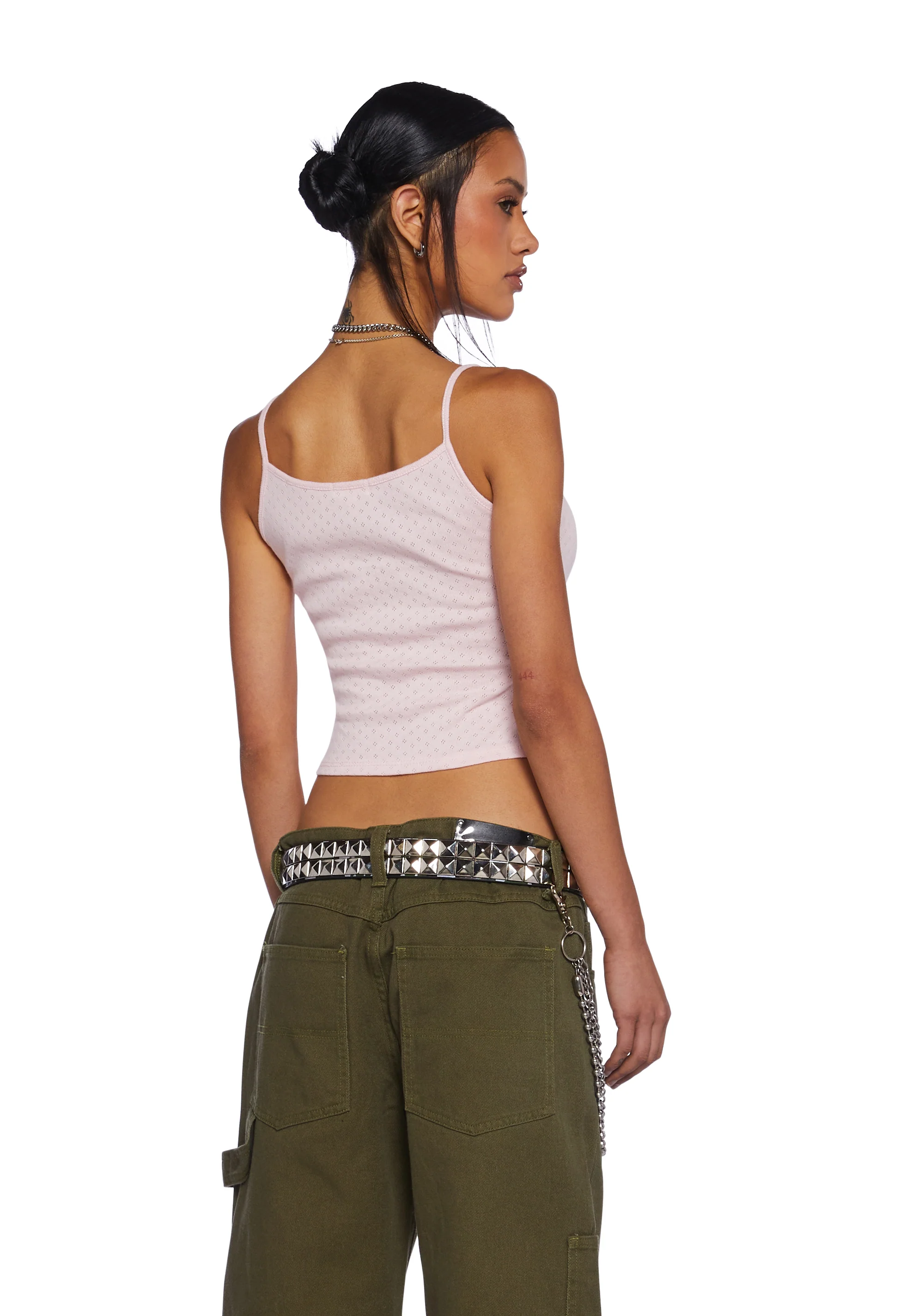 Don’t Smile Back Pointelle Cami Tank - Image 4