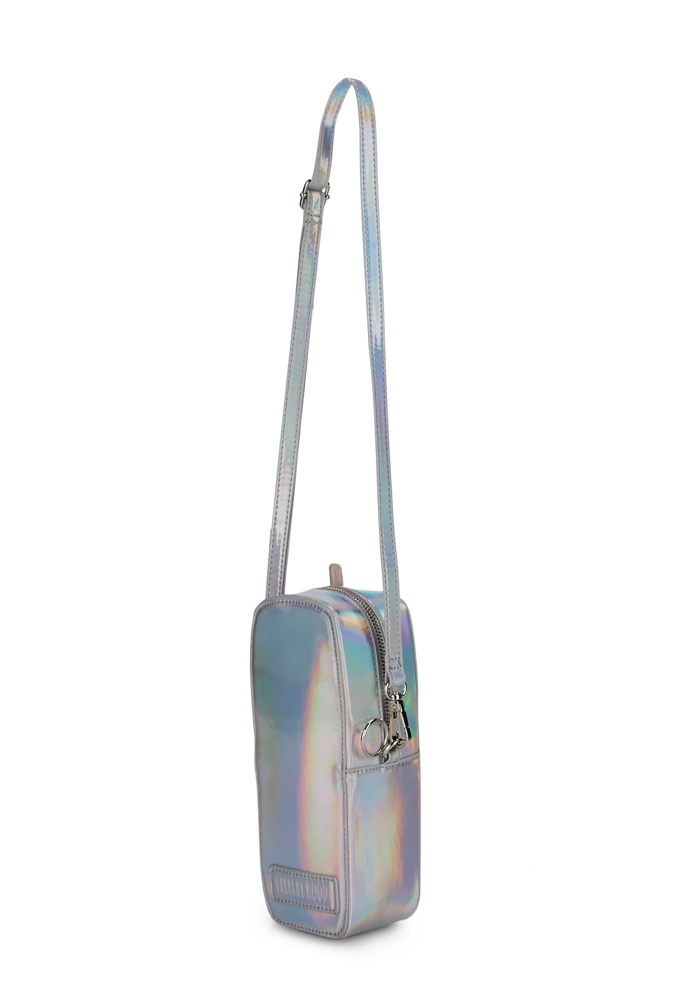 Don't Call Me Crossbody Bag - Silver - Image 4