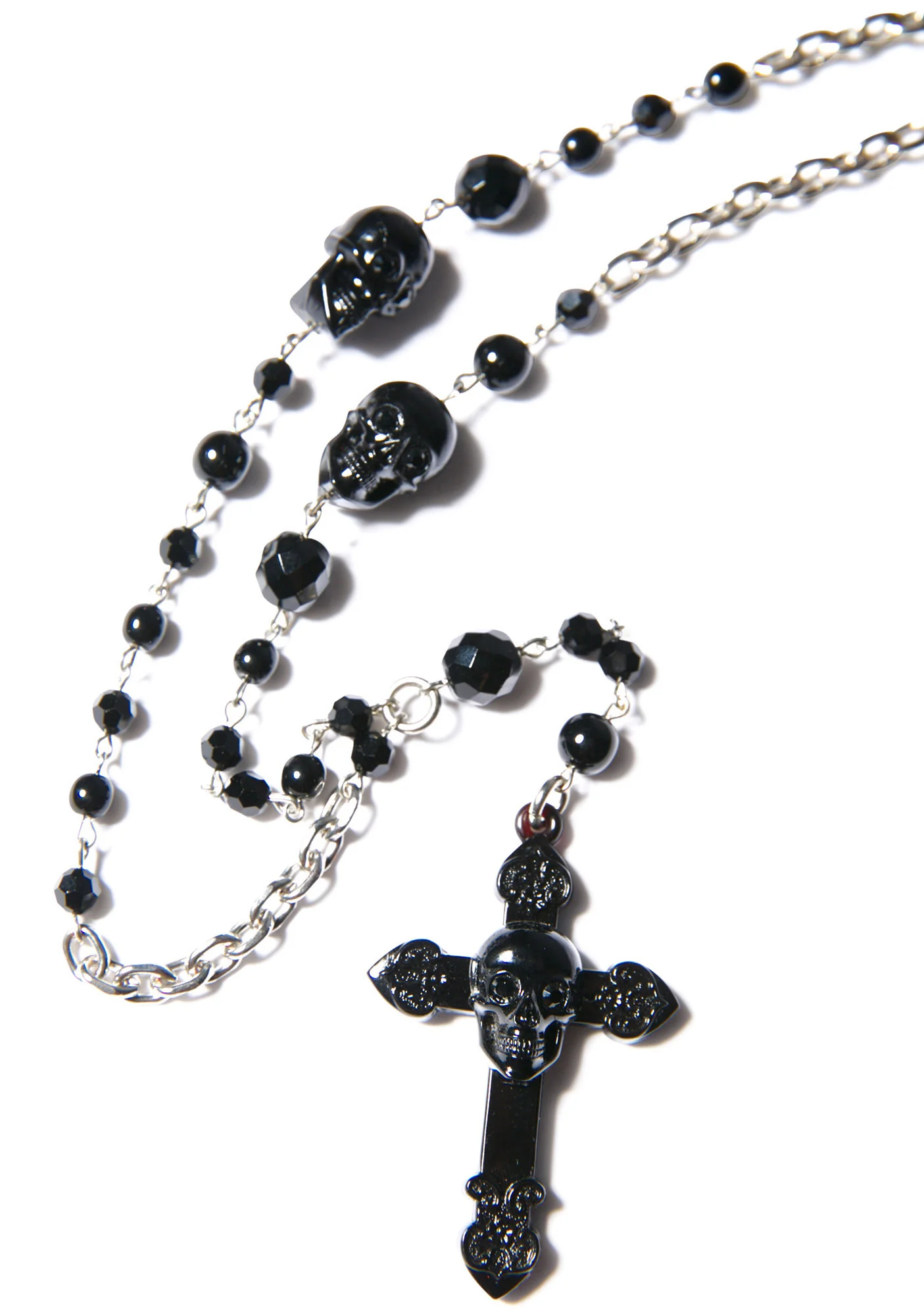 Don't Cross Me Rosary Necklace - Image 4