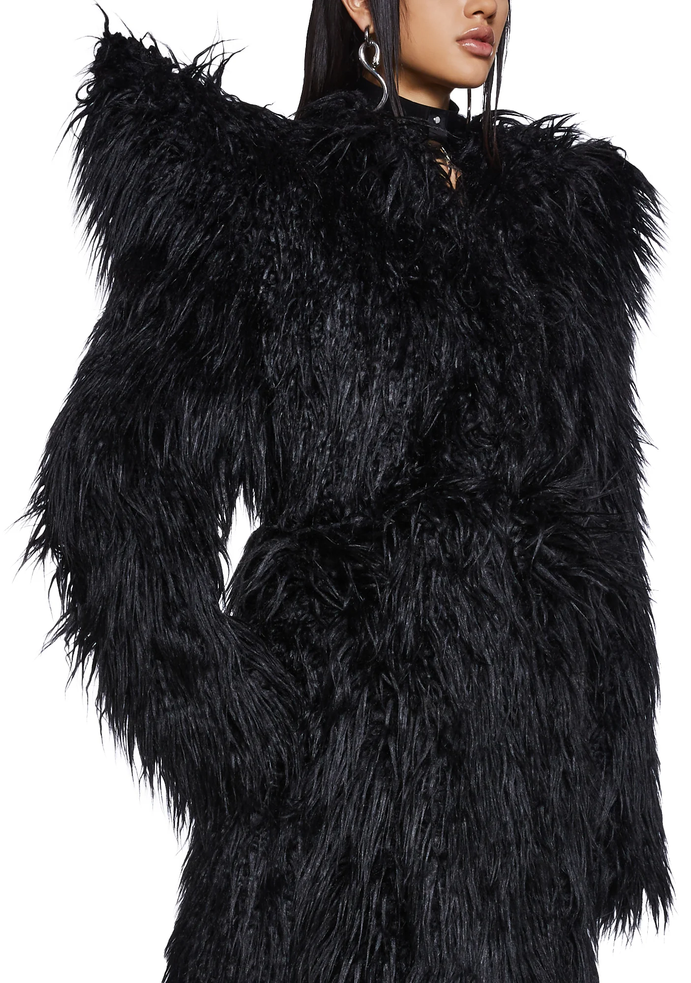Doomsday Faux Fur Coat - Image 2
