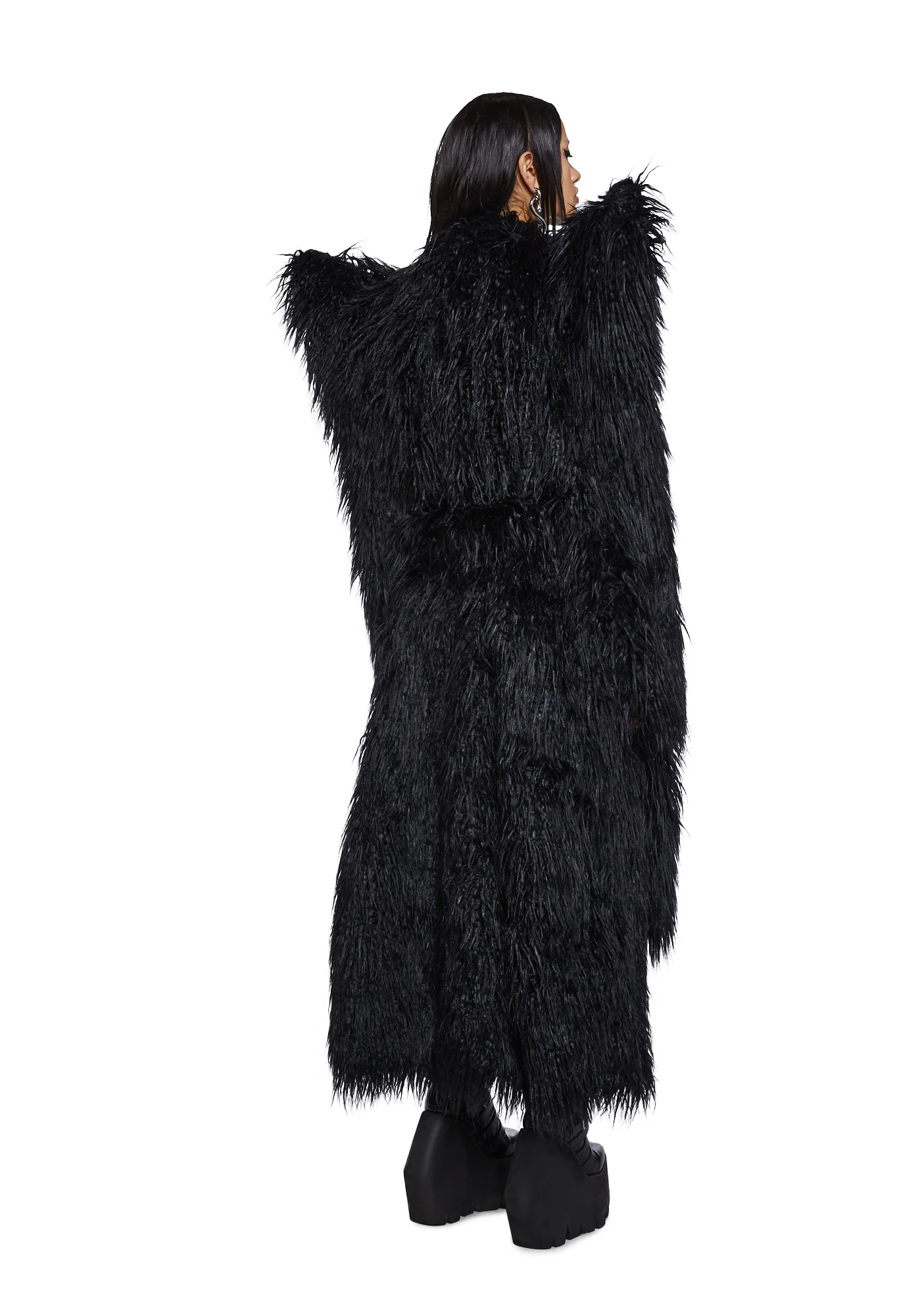 Doomsday Faux Fur Coat - Image 4