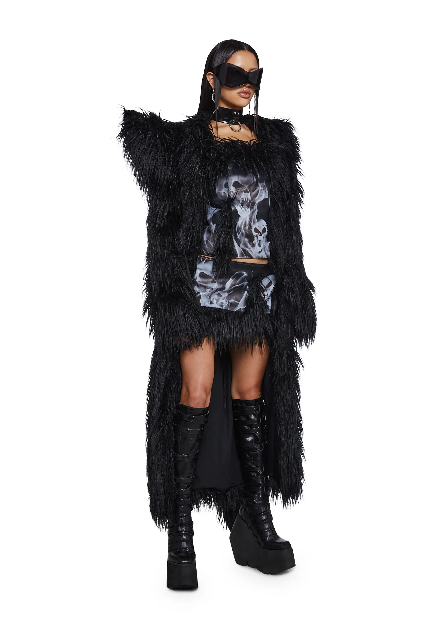 Doomsday Faux Fur Corset - Image 2