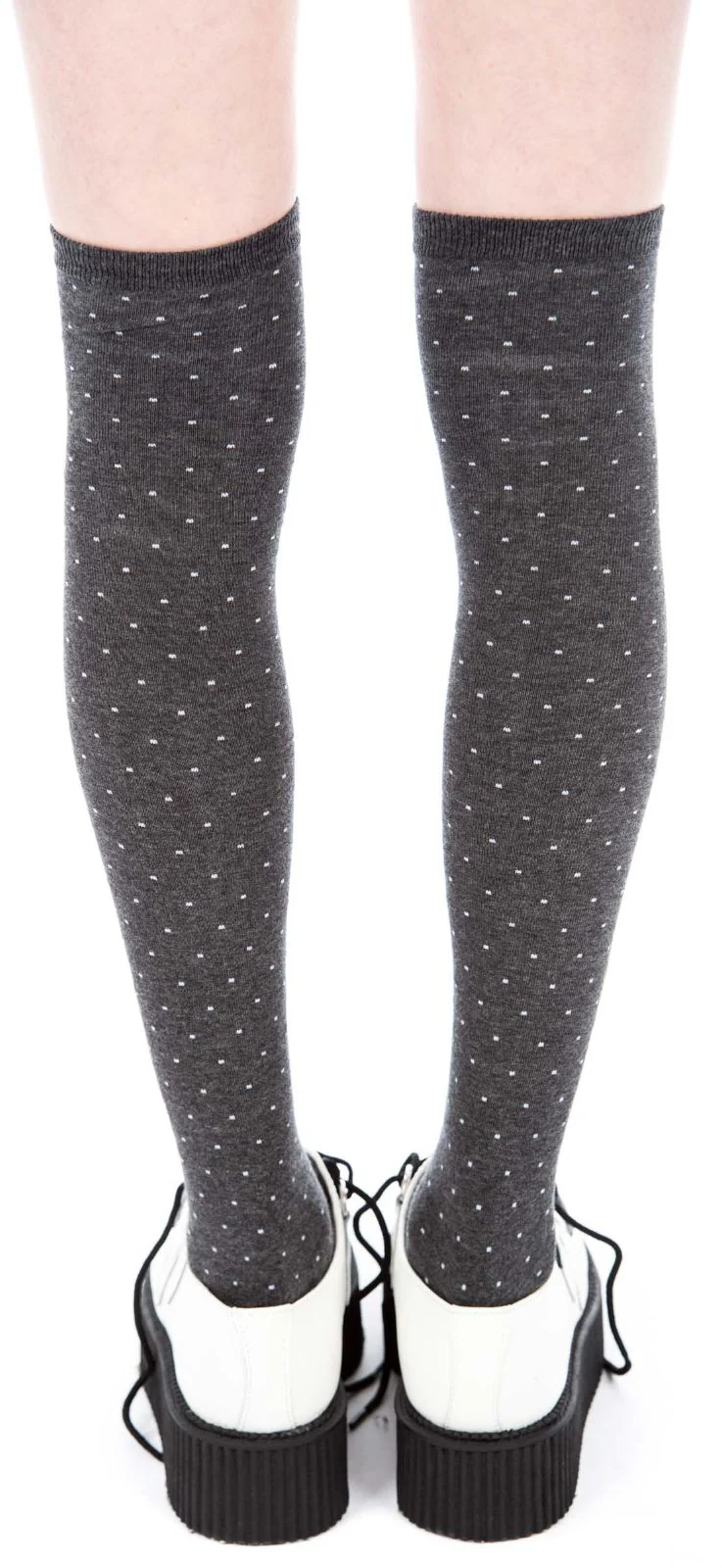 Dot Thigh High Socks - Image 2