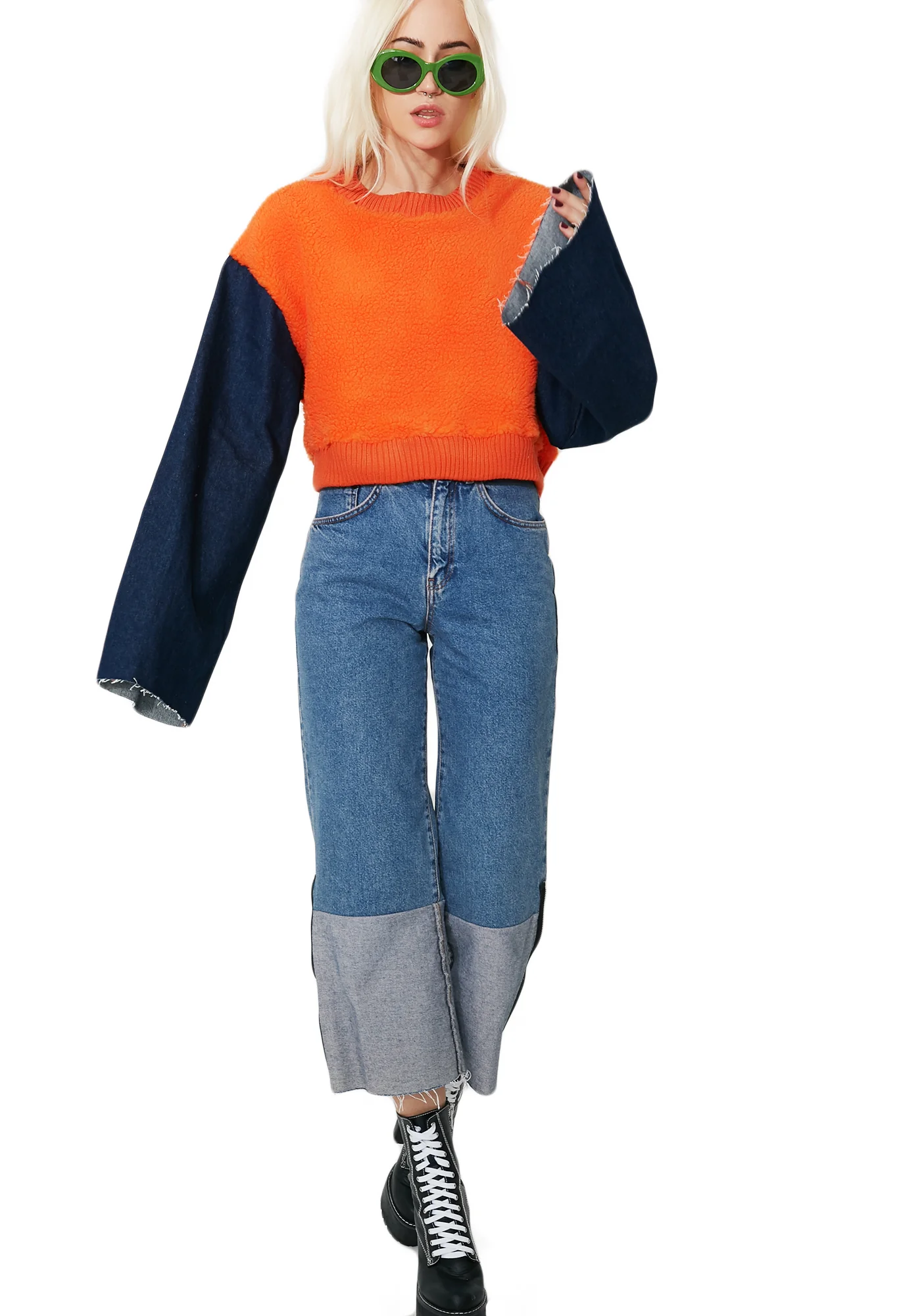 Double Crosser Cropped Sweatshirt - Image 5