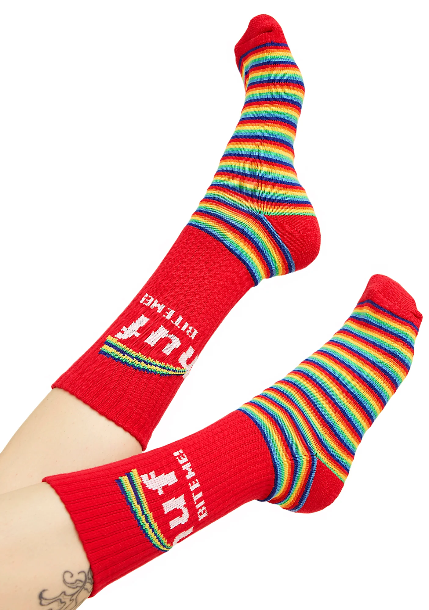 Double Rainbow Crew Socks - Image 4