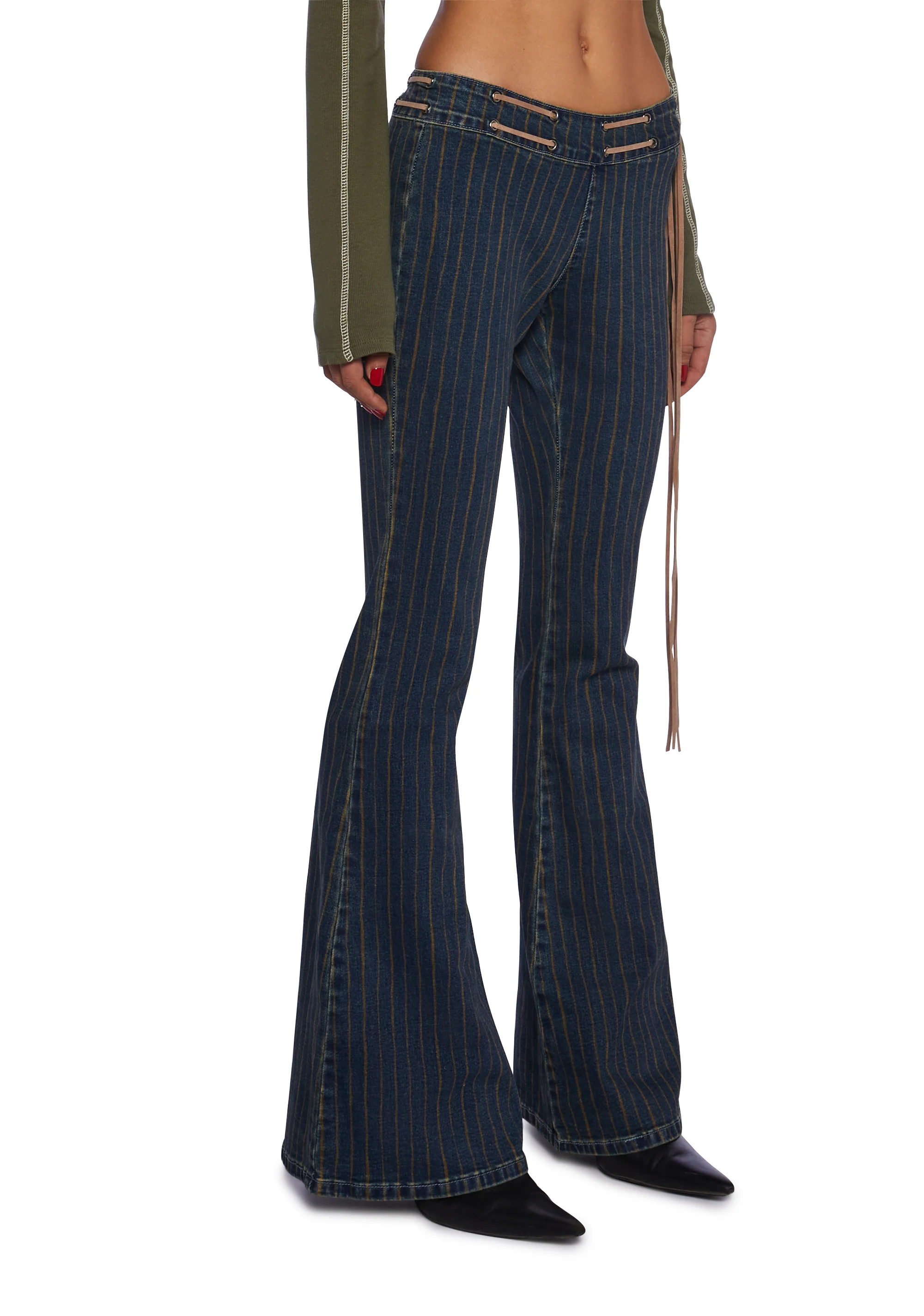 Double Trouble Pinstripe Jeans - Image 3