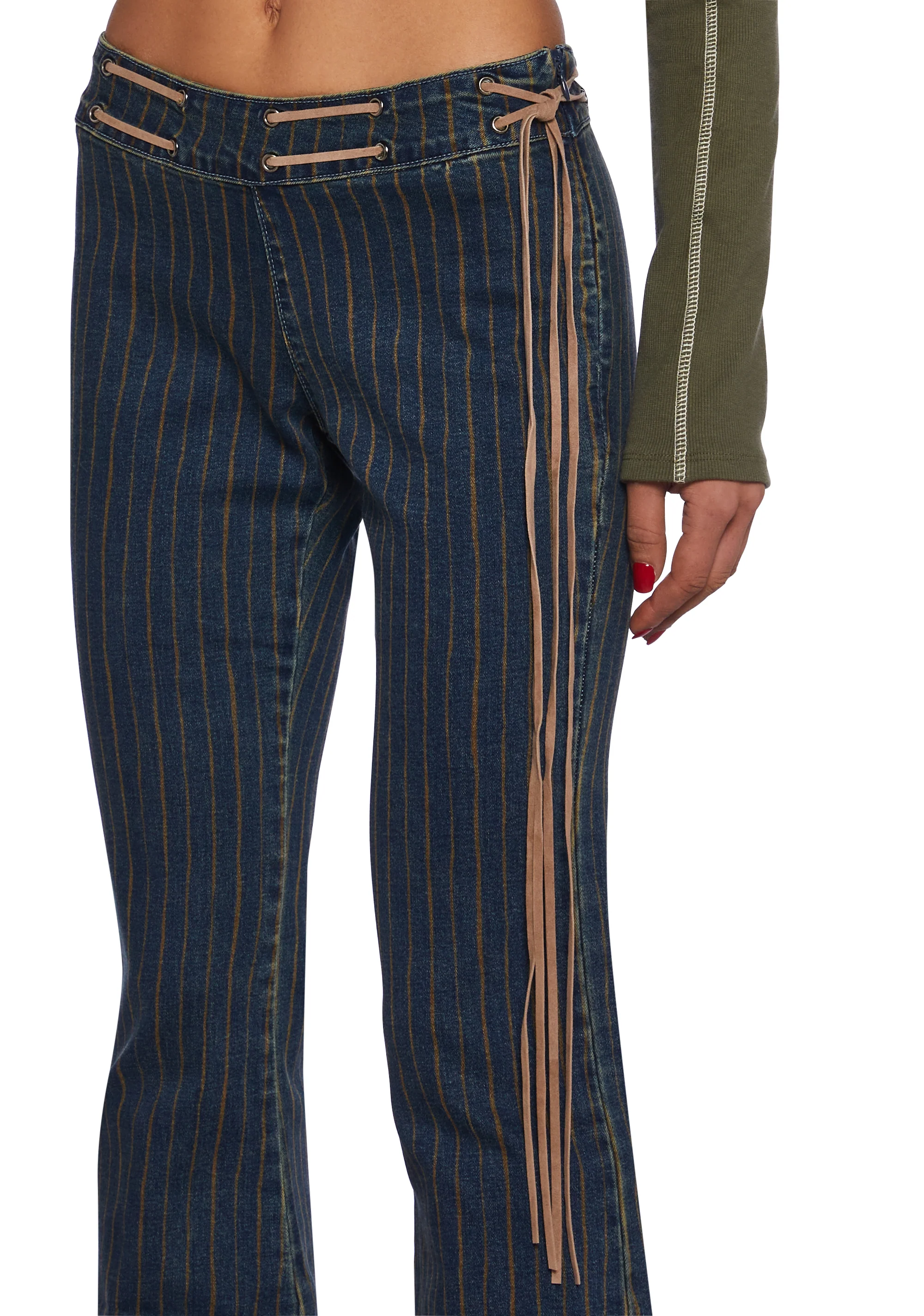 Double Trouble Pinstripe Jeans - Image 4