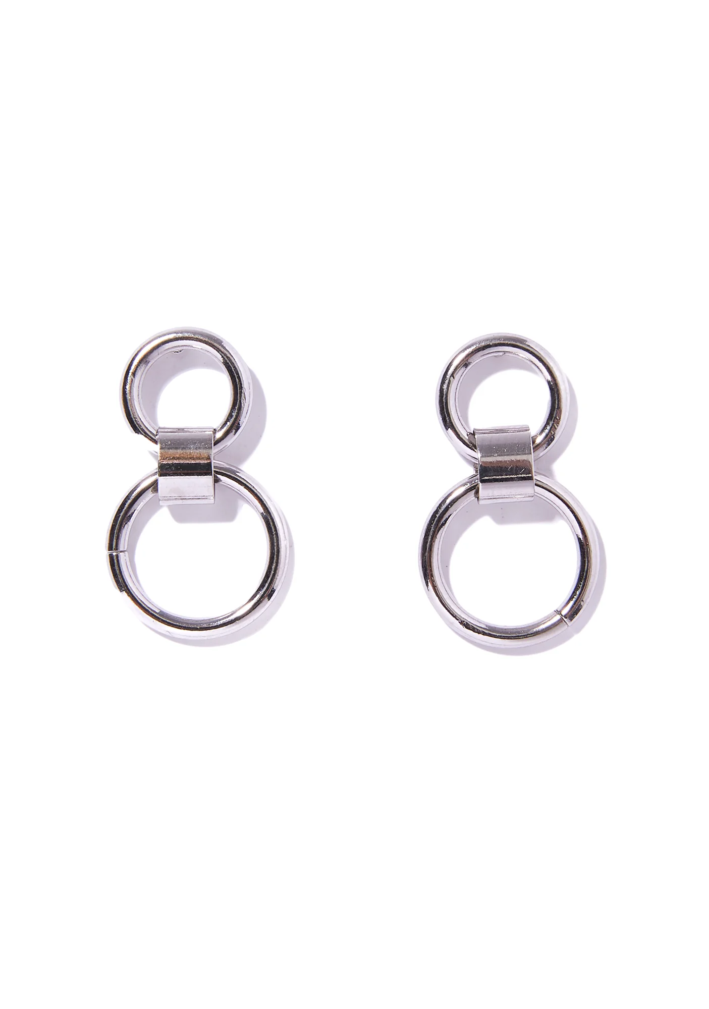 Double Up Circle Earrings - Image 2