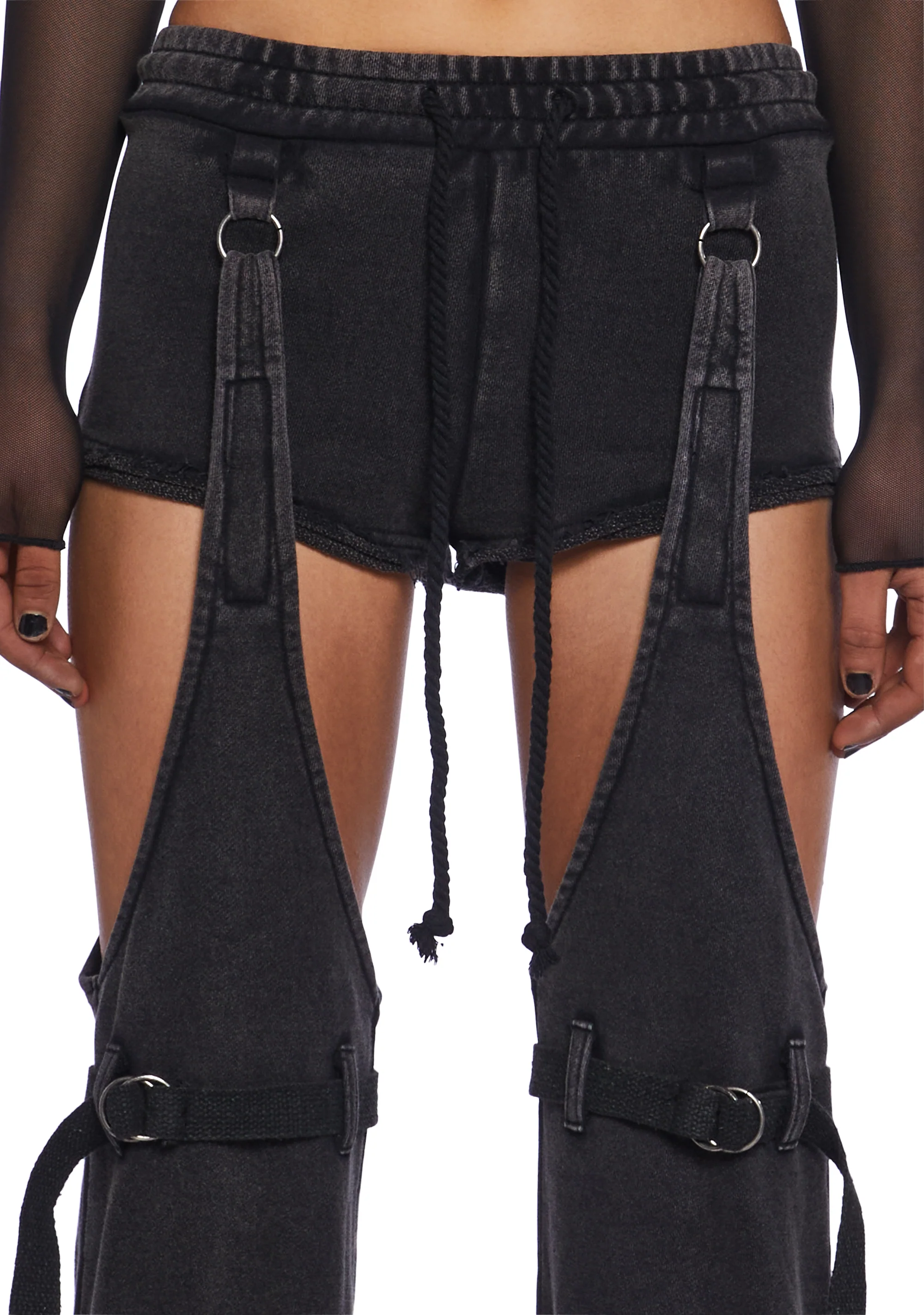 Downbeat Micro Shorts With Removable Chaps - Image 6
