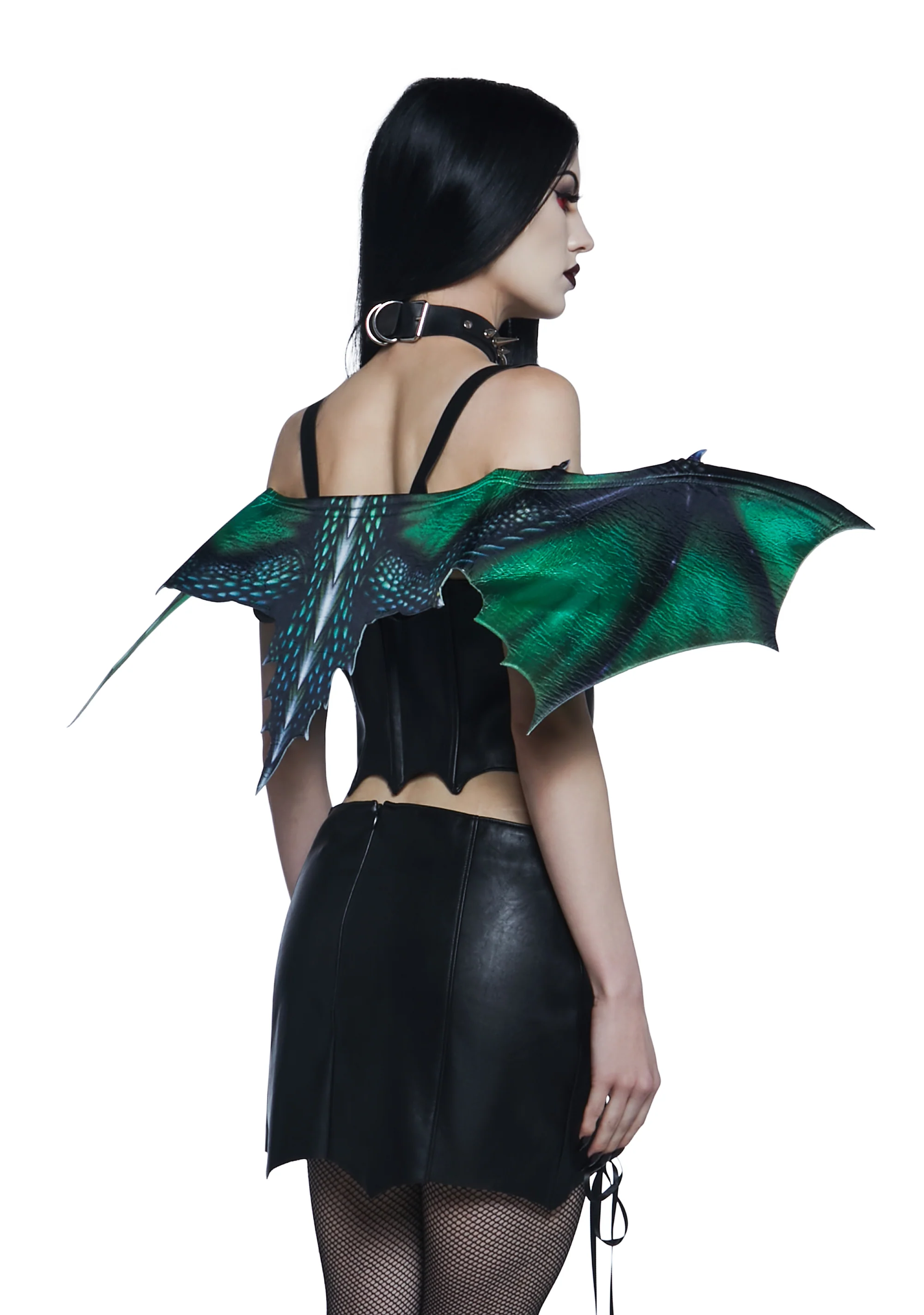 Mythical Mayhem Dragon Wings - Green - Image 4