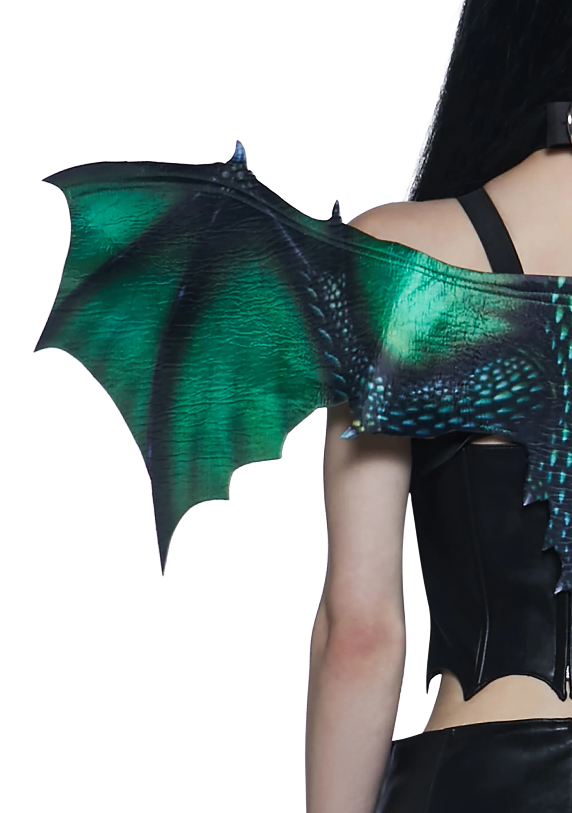 Mythical Mayhem Dragon Wings - Green - Image 7