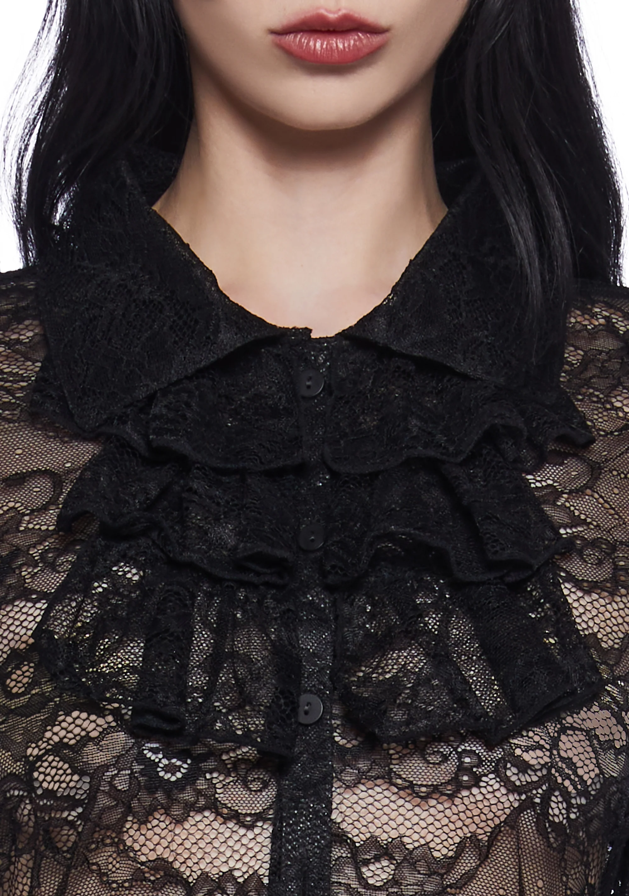 Dreaded Delight Lace Top - Image 5