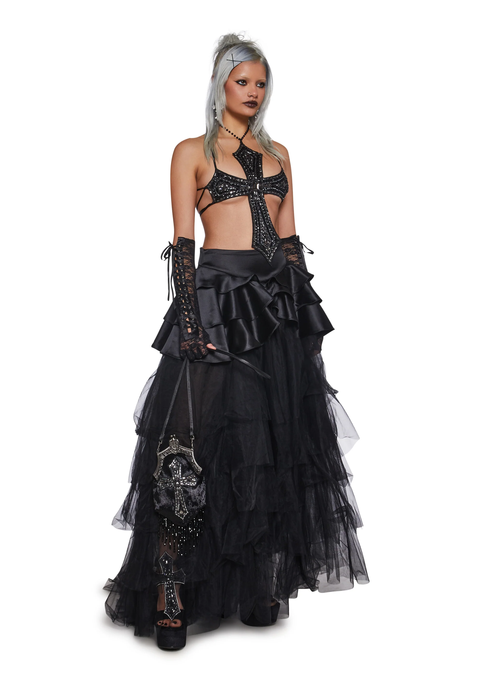 Nocturne Enchantment Maxi Skirt - Image 2