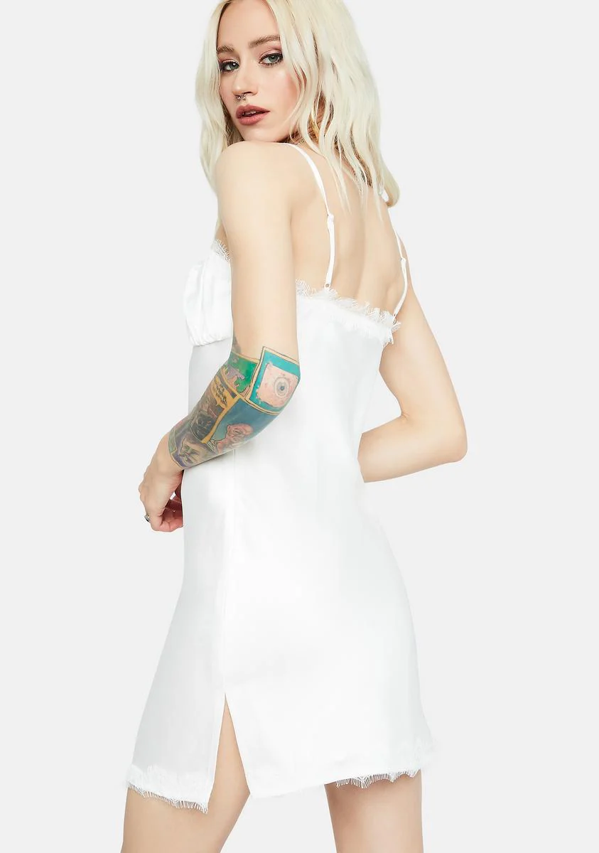 Dreaming Of Tomorrow Ruched Slip Dress - Image 4