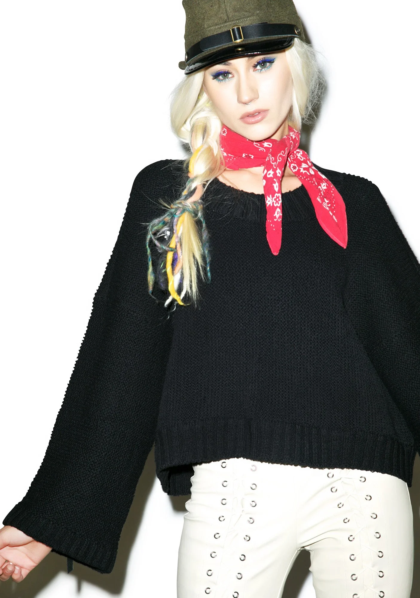 Dreamweaver Hand Knit Sweater - Gray - Image 12