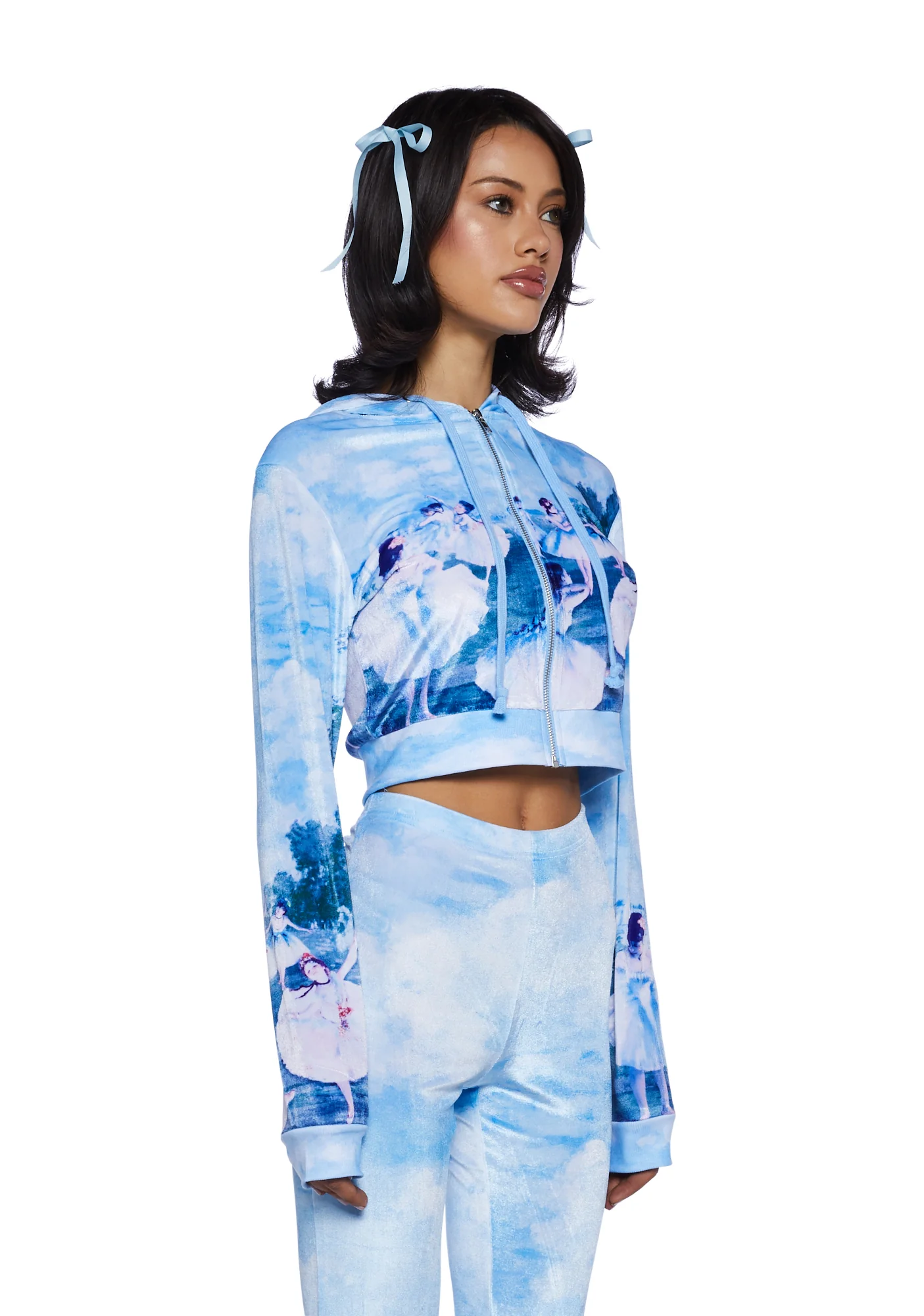 Dress Rehearsal Cropped Hoodie - Image 3