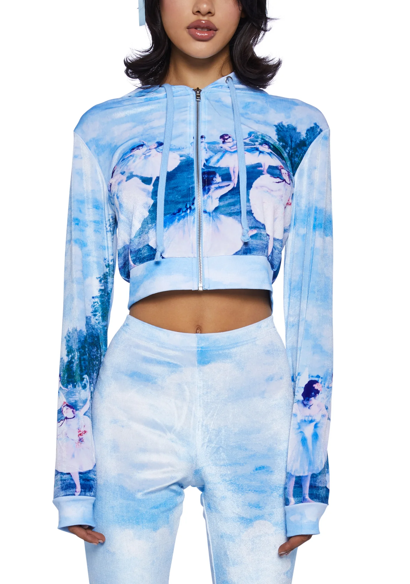 Dress Rehearsal Cropped Hoodie - Image 5