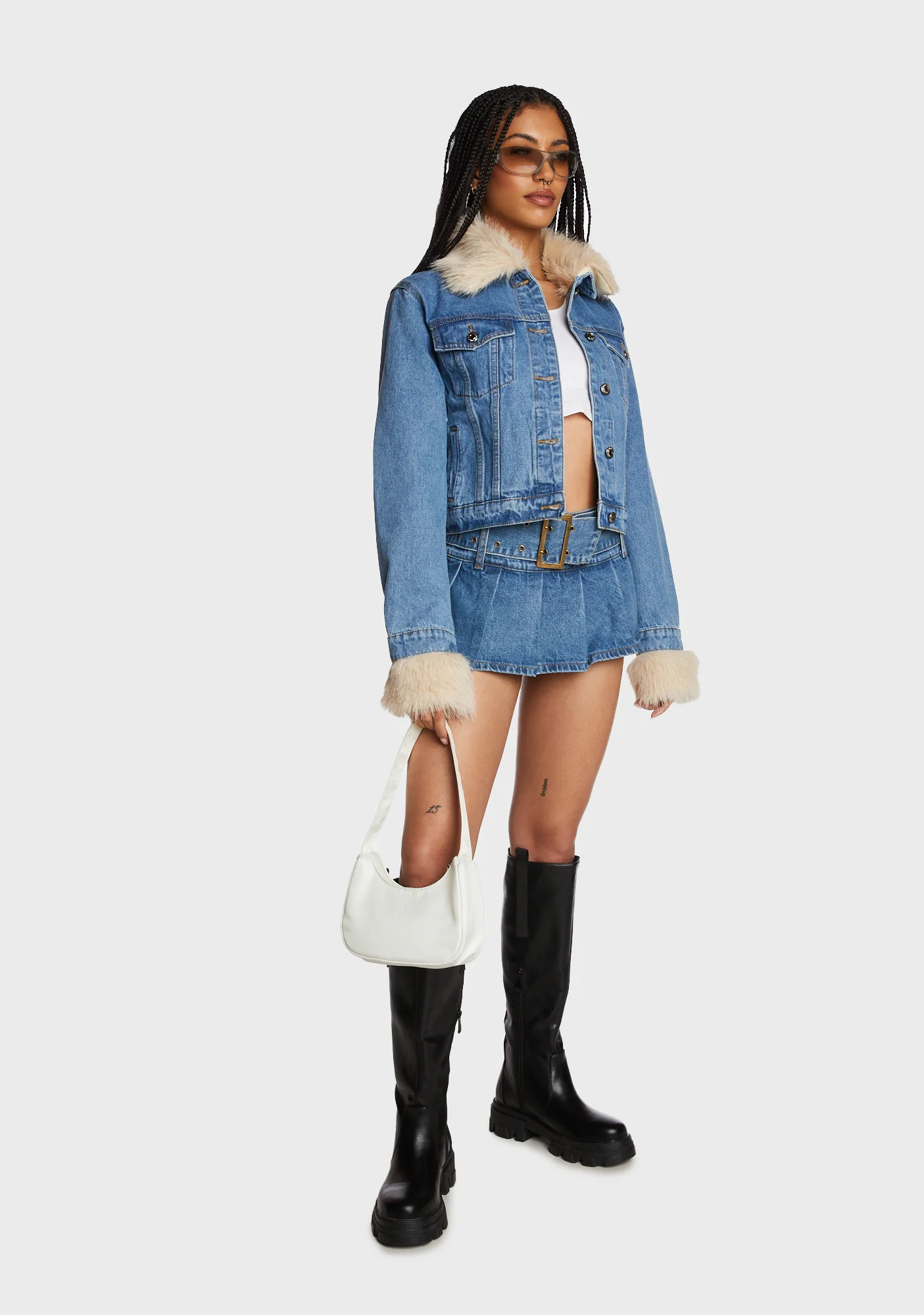 Drew Faux Fur Trim Jacket - Image 2