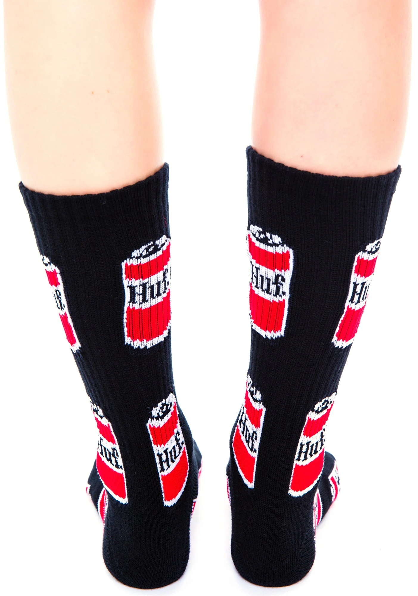 Drink Up Crew Sock - Black - Image 2