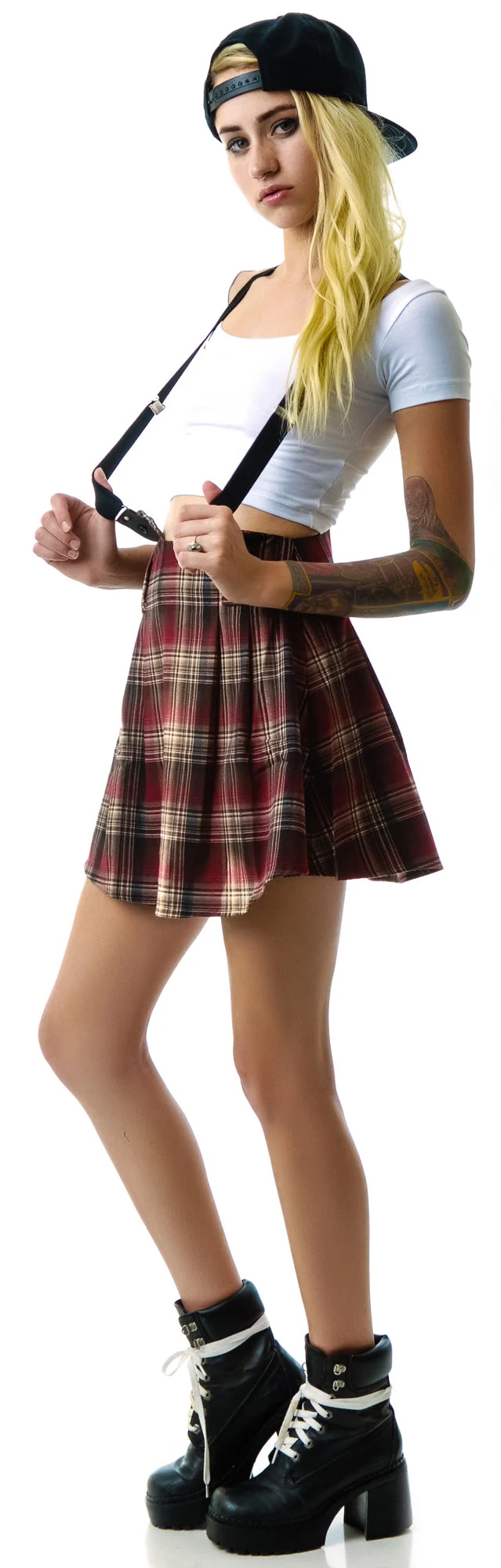 Dropout Skirt - Plaid - Image 4