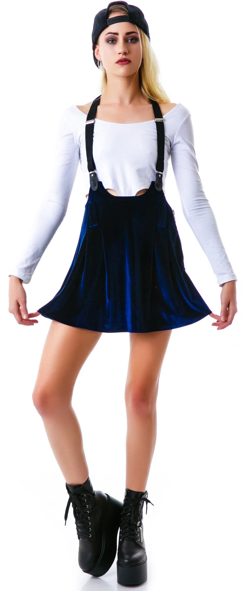 Dropout Skirt - Blue - Image 11