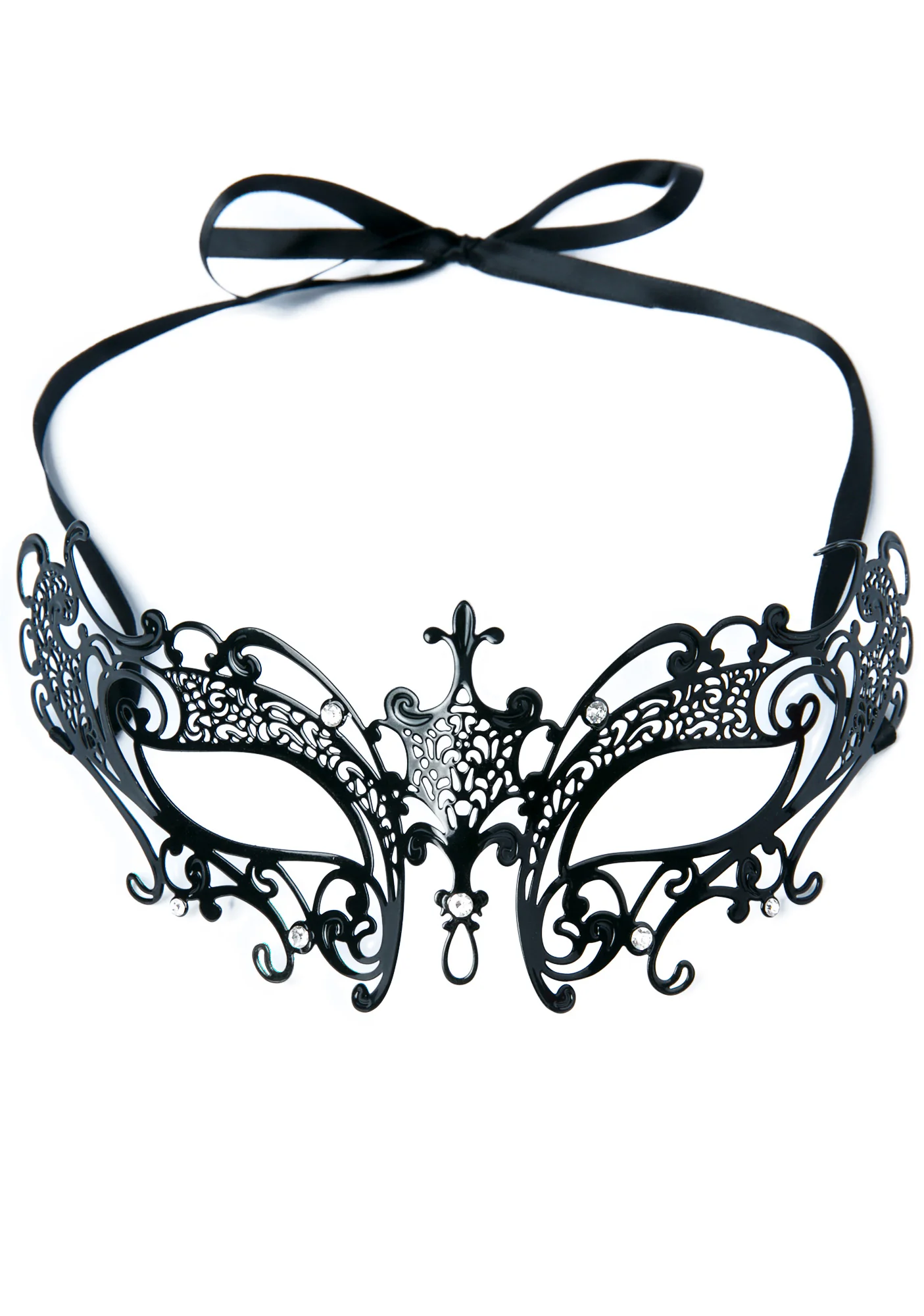 Duchess Of Night Masquerade Mask - Image 4