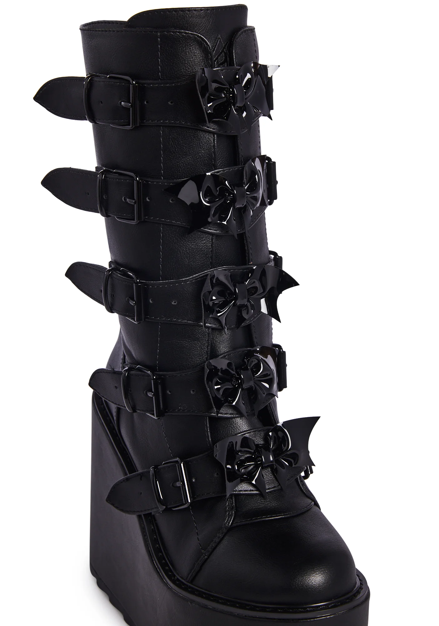 Dune Bat Bow Platform Boots - Image 2