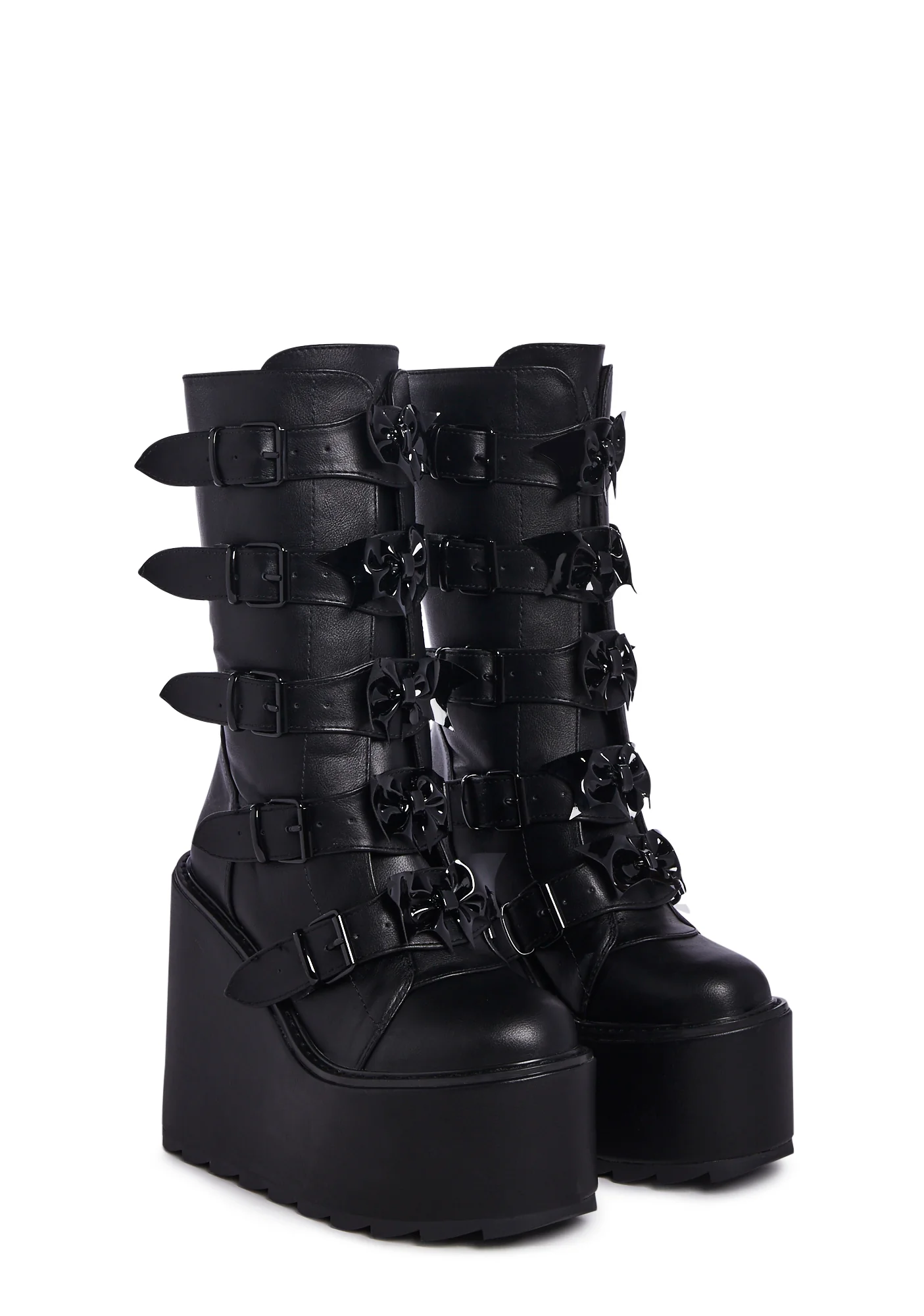 Dune Bat Bow Platform Boots - Image 3