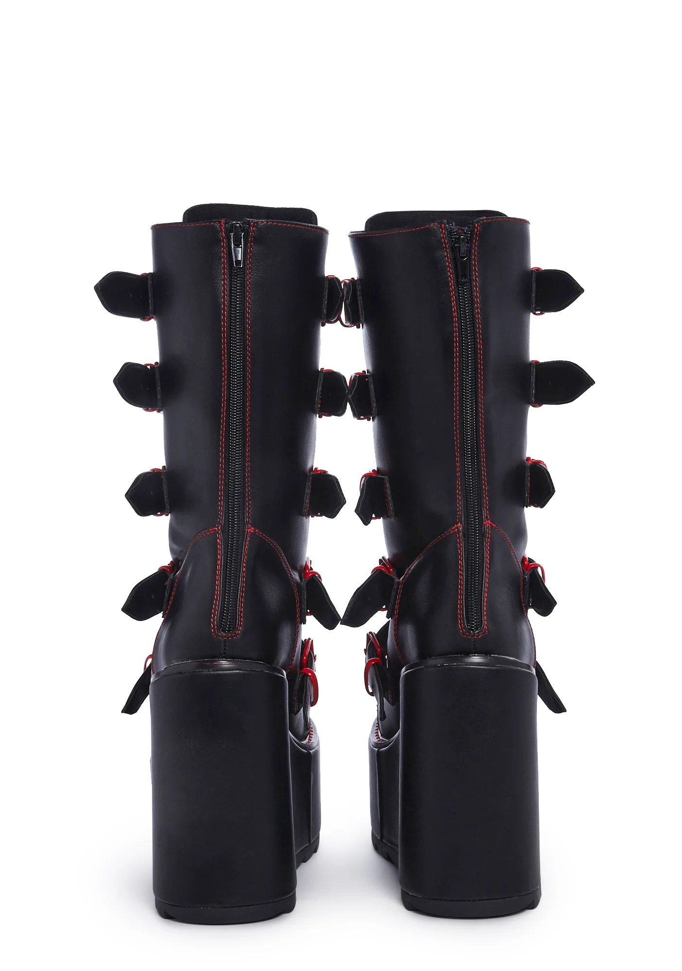 Dune Gloomy Platform Boots - Black - Image 4