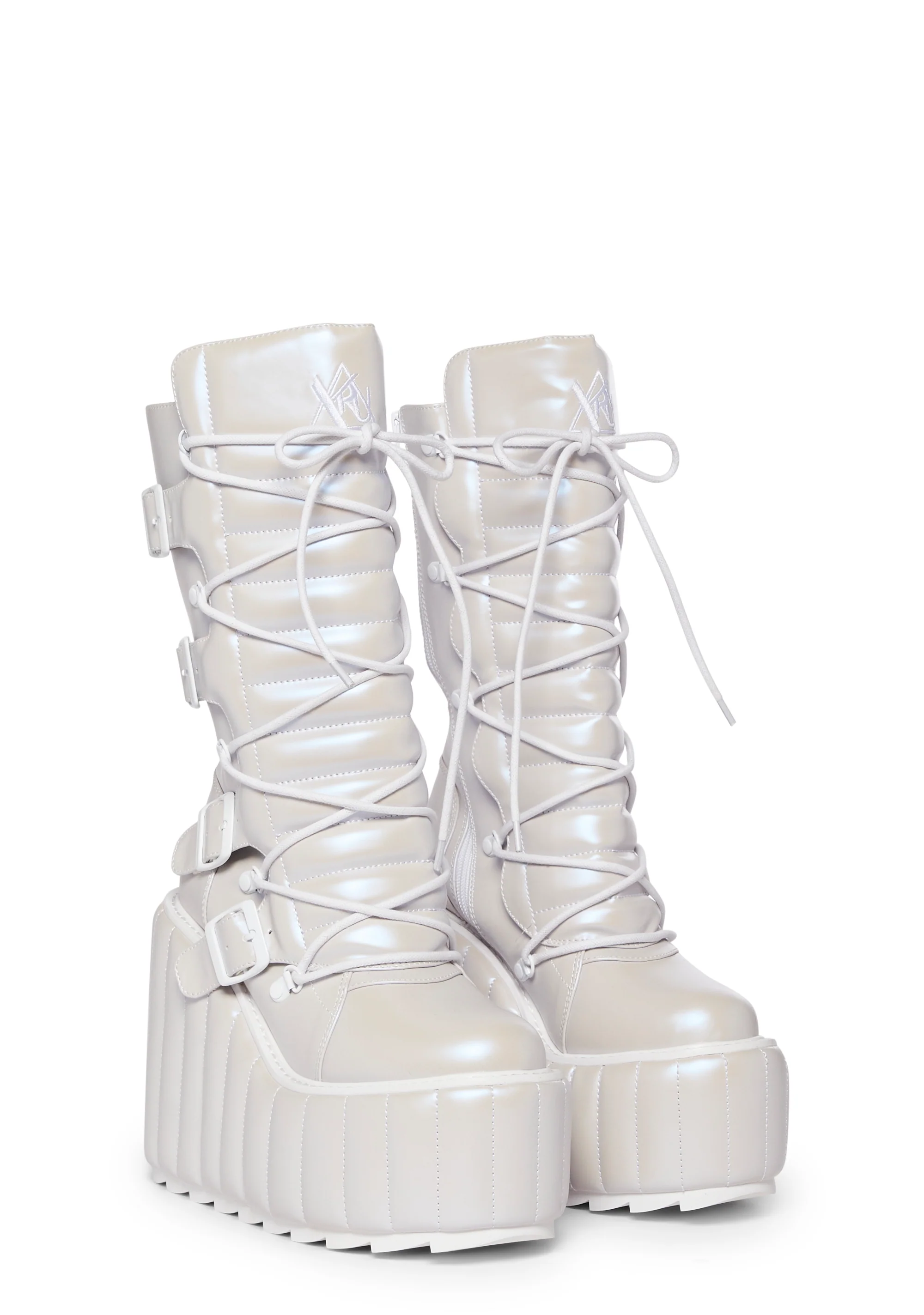 Dune Moto Platform Boots - Pearl - Image 3
