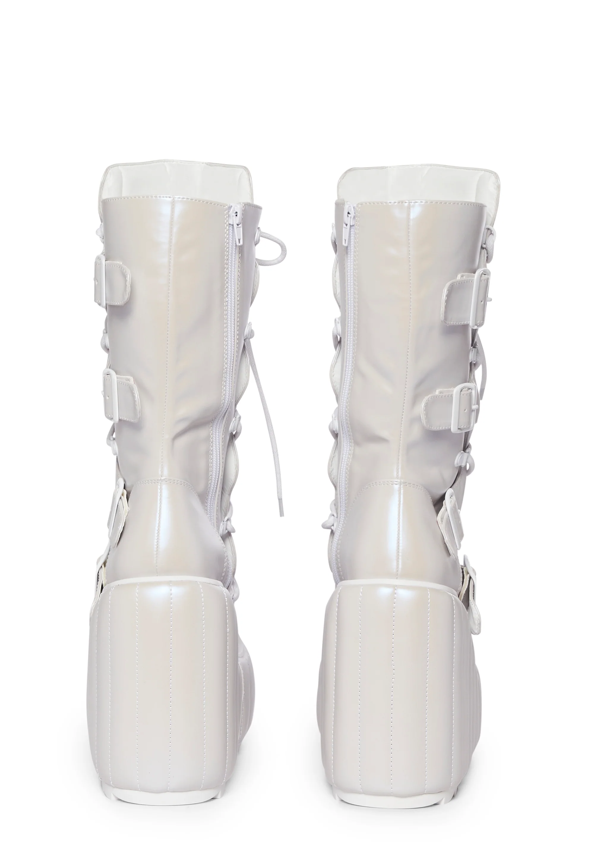 Dune Moto Platform Boots - Pearl - Image 4