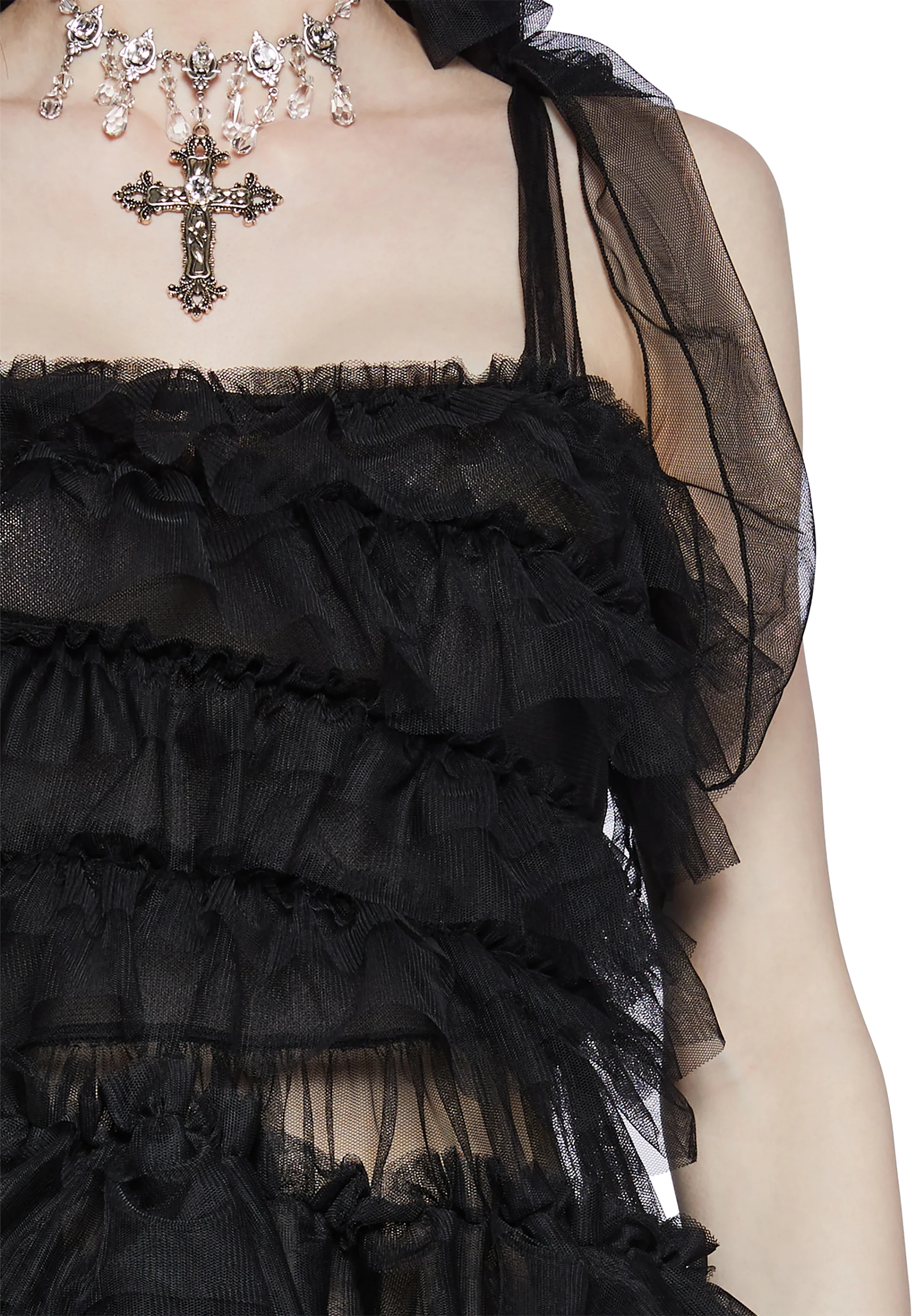 Dusk Devotions Babydoll Dress - Image 6